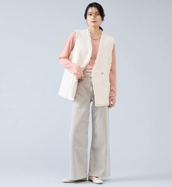 Liesse「ロングスリーブシアーニット」|ニット・セーター|