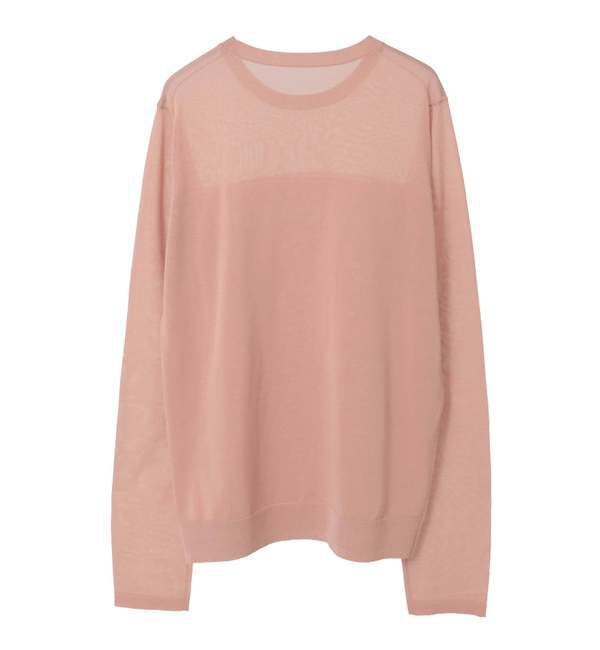 Liesse「ロングスリーブシアーニット」|ニット・セーター|