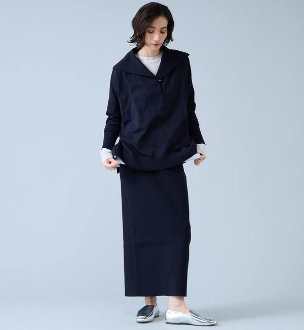 Liesse「ビックカラーワイドニット」|ニット・セーター|