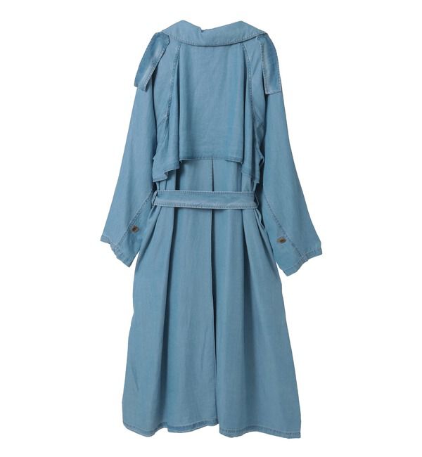 Liesse「テンセルデニムAライントレンチコート」|デニムジャケット|