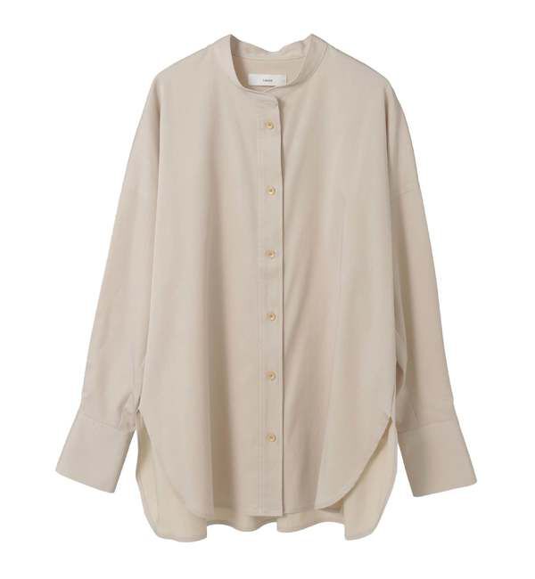 Liesse「バンドカラーロングシャツ」|シャツ・ブラウス|