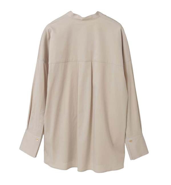 Liesse「バンドカラーロングシャツ」|シャツ・ブラウス|