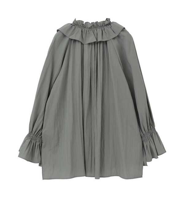 Liesse「フリルネックブラウス」|シャツ・ブラウス|