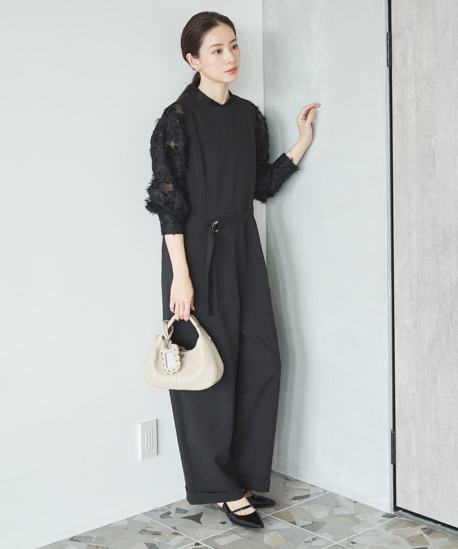 URBAN RESEARCH「カットジャガードバンドカラーシャツ」|シャツ・ブラウス|