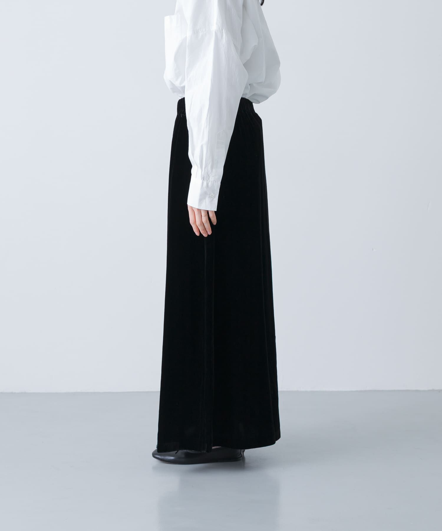 かぐれ「レーヨンシルクベルベットスカート」|スカート|