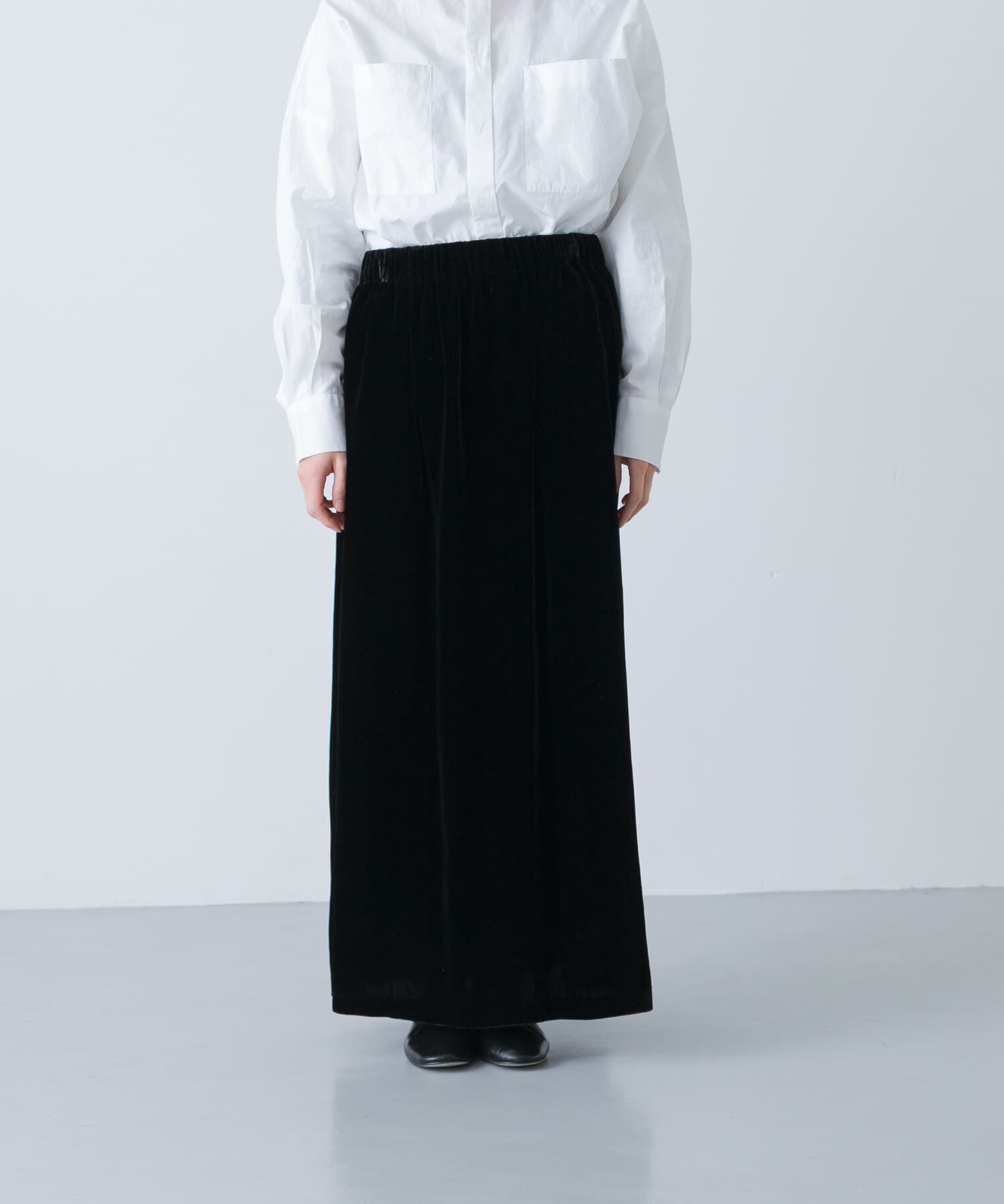 かぐれ「レーヨンシルクベルベットスカート」|スカート|