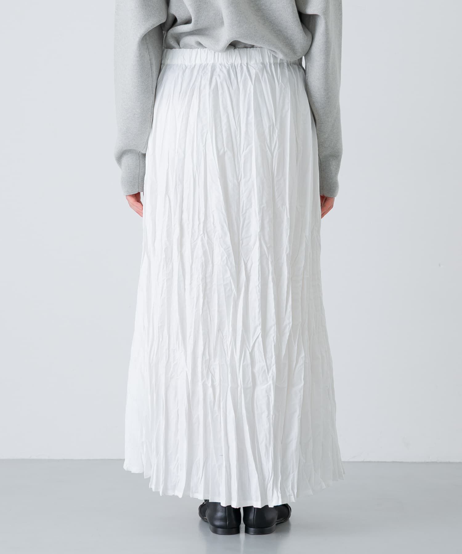 かぐれ「コットンクリンクルスカート」|スカート|