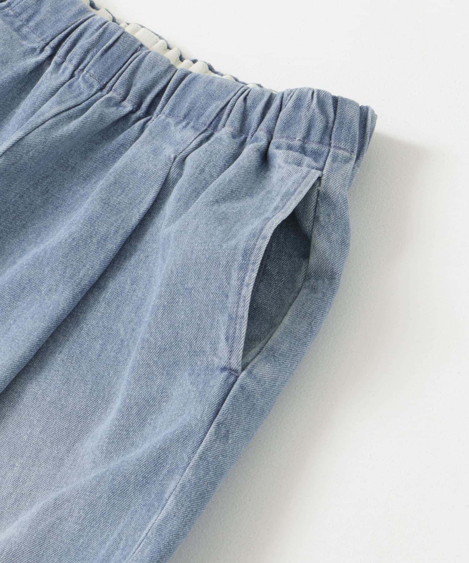 かぐれ「フェードデニムイージーパンツ」|デニム|