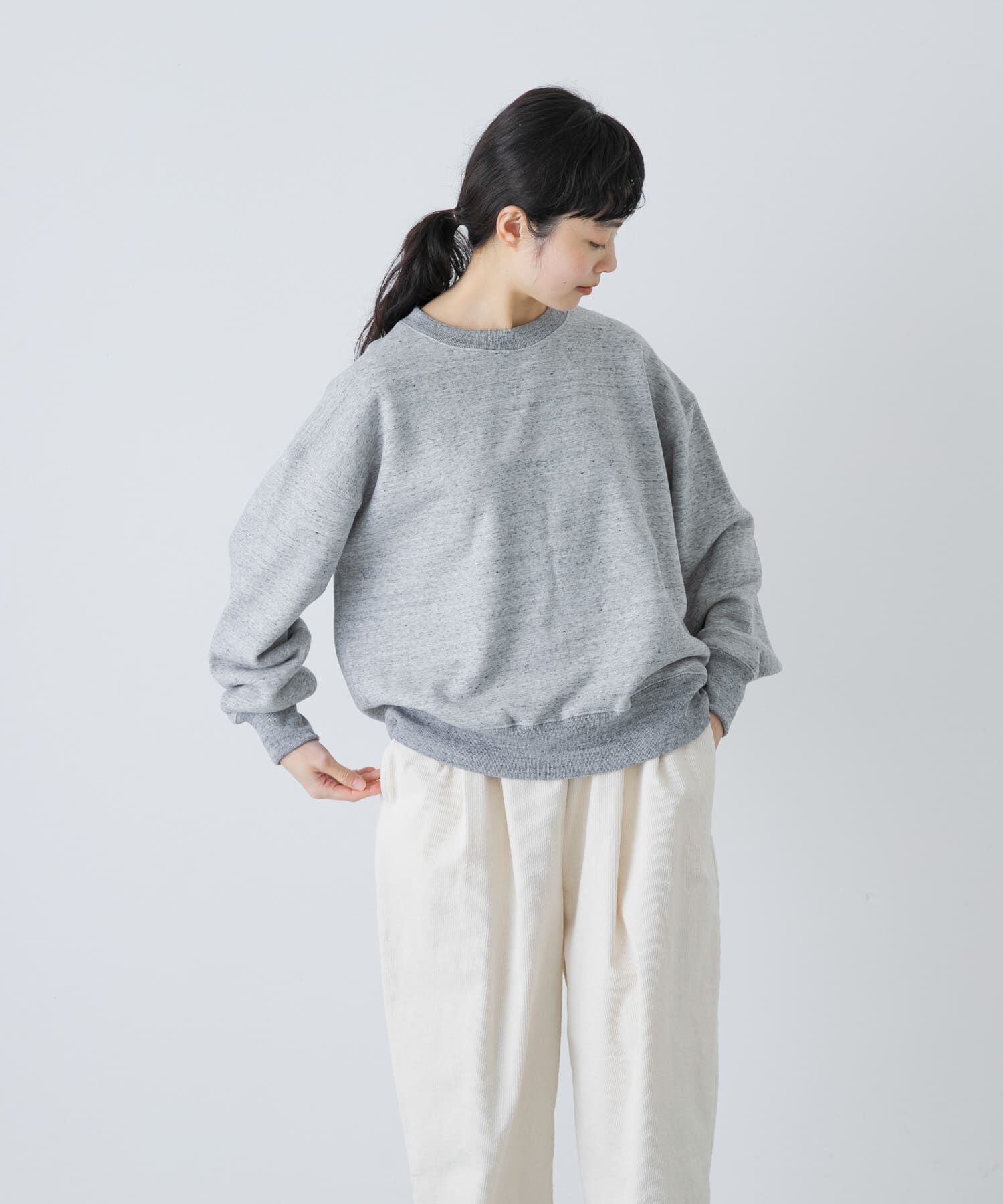 かぐれ「コットンスウェットプルオーバー」|スウェット・ジャージ|