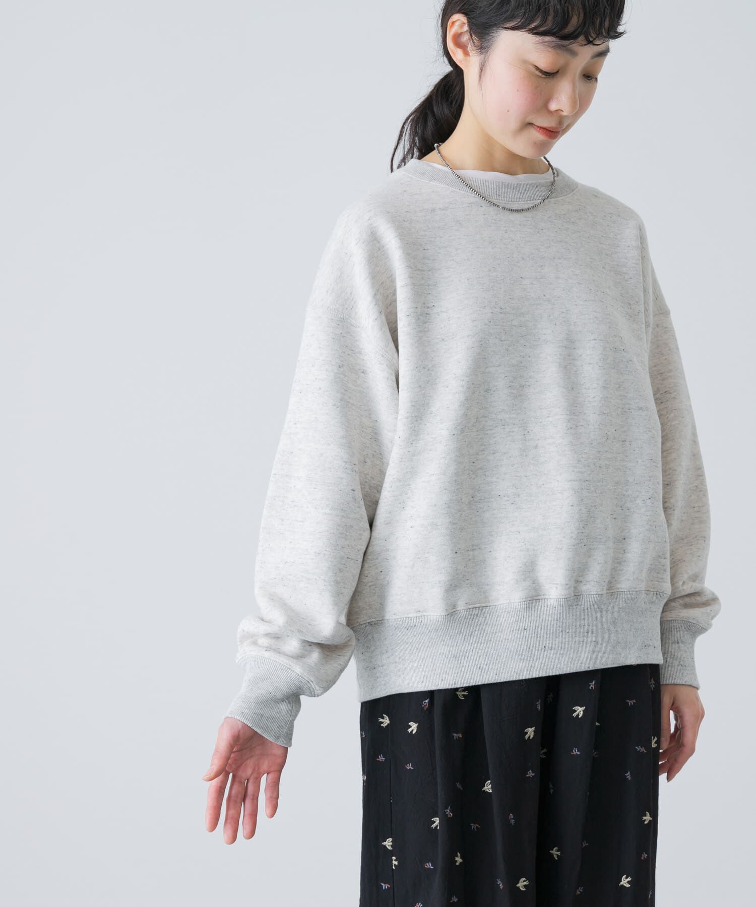 かぐれ「コットンスウェットプルオーバー」|スウェット・ジャージ|