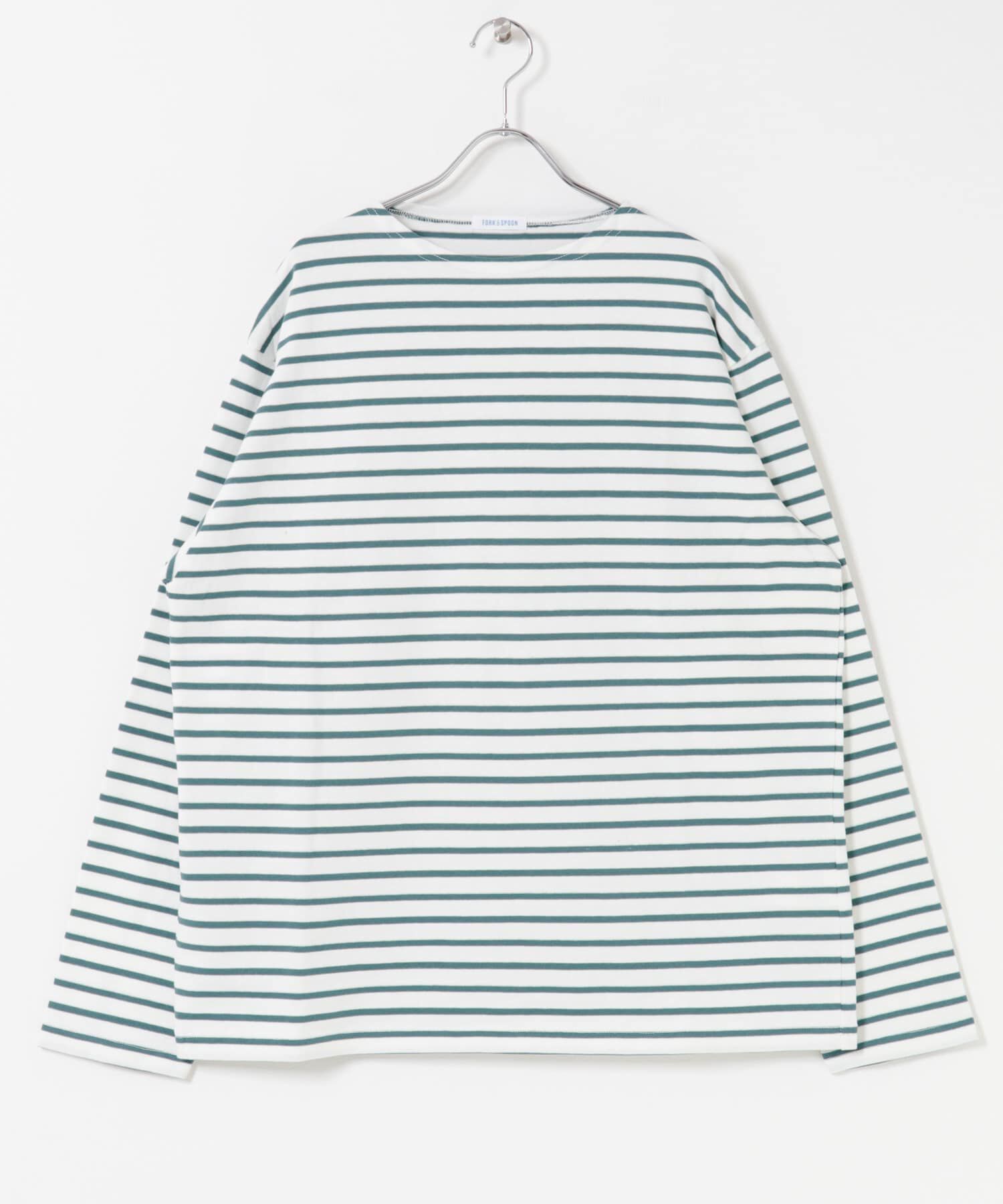 URBAN RESEARCH DOORS「FORK&SPOON　ボートネックボーダー」|Tシャツ・カットソー|