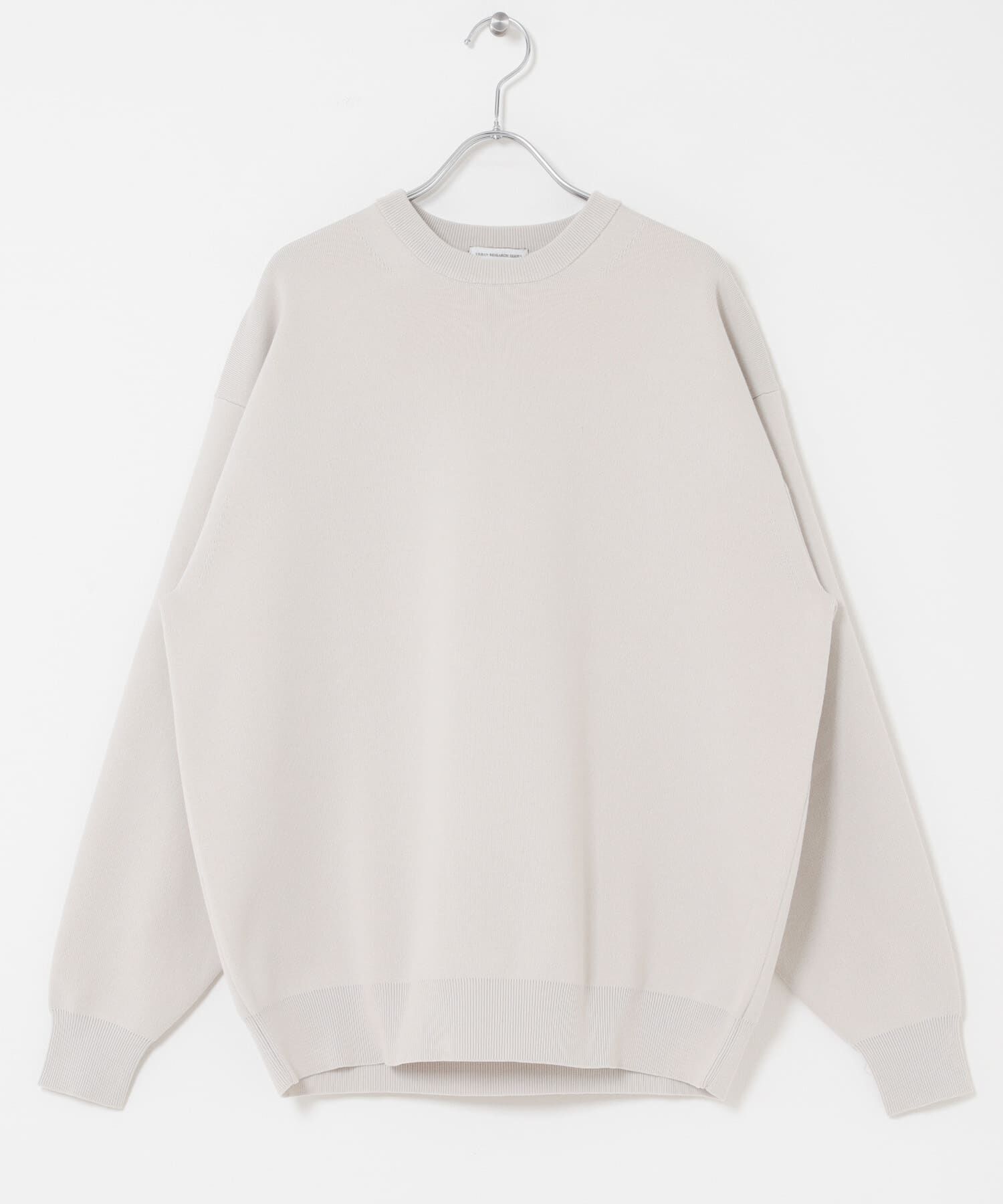 URBAN RESEARCH DOORS「『UR TECH Renew Knit』クルーネックプルオーバー」|ニット・セーター|