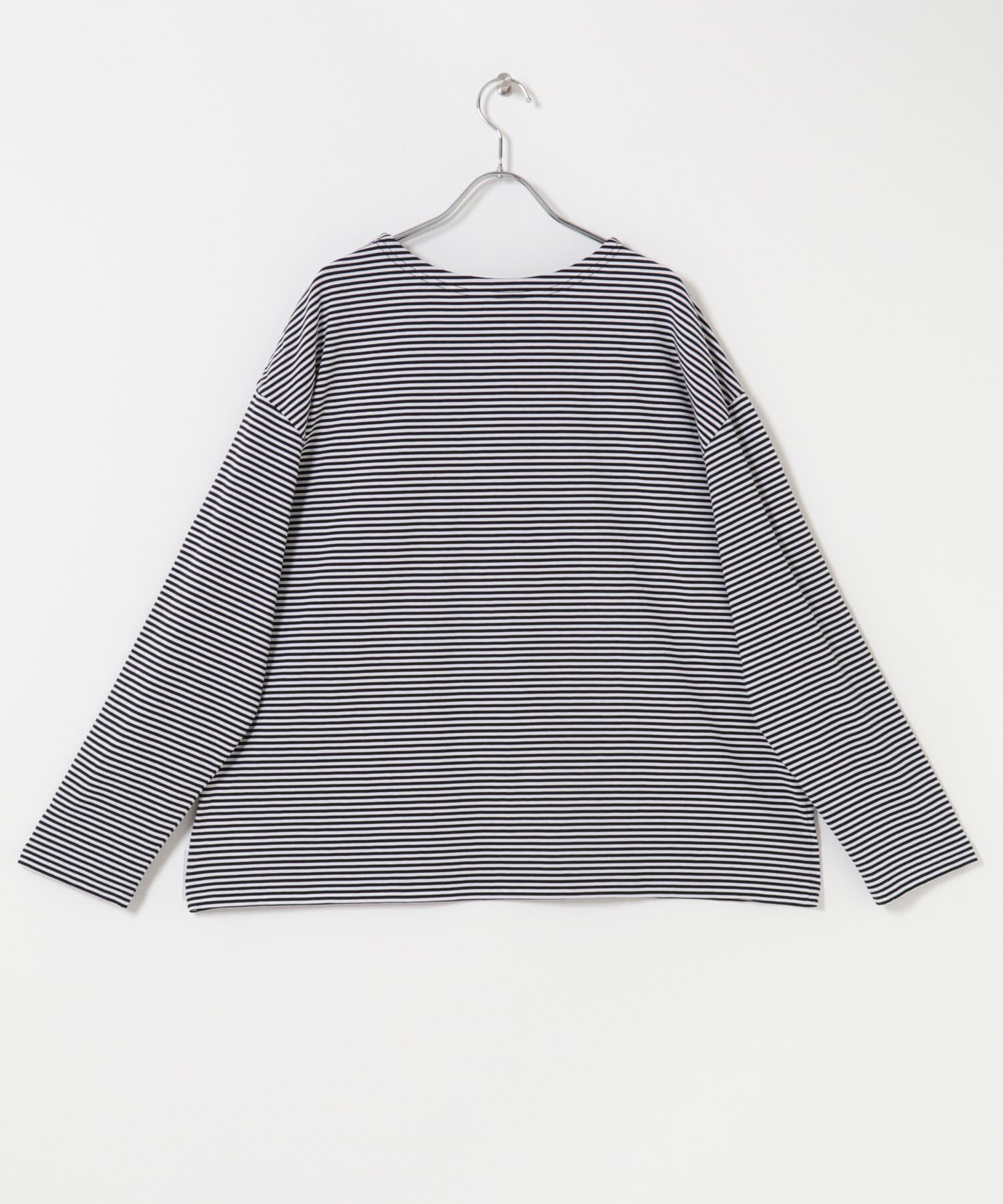 かぐれ「ハイツイストボーダーカットソー」|Tシャツ・カットソー|