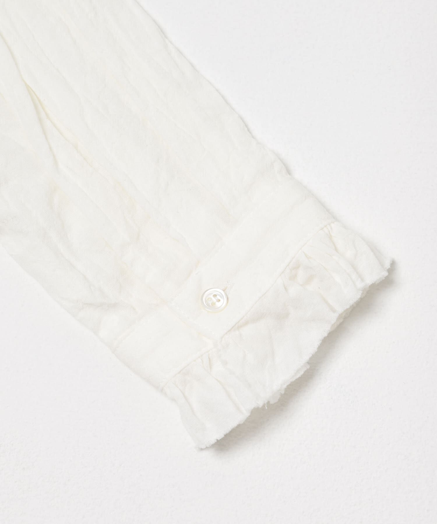 かぐれ「コットンリネンフリルブラウス」|シャツ・ブラウス|