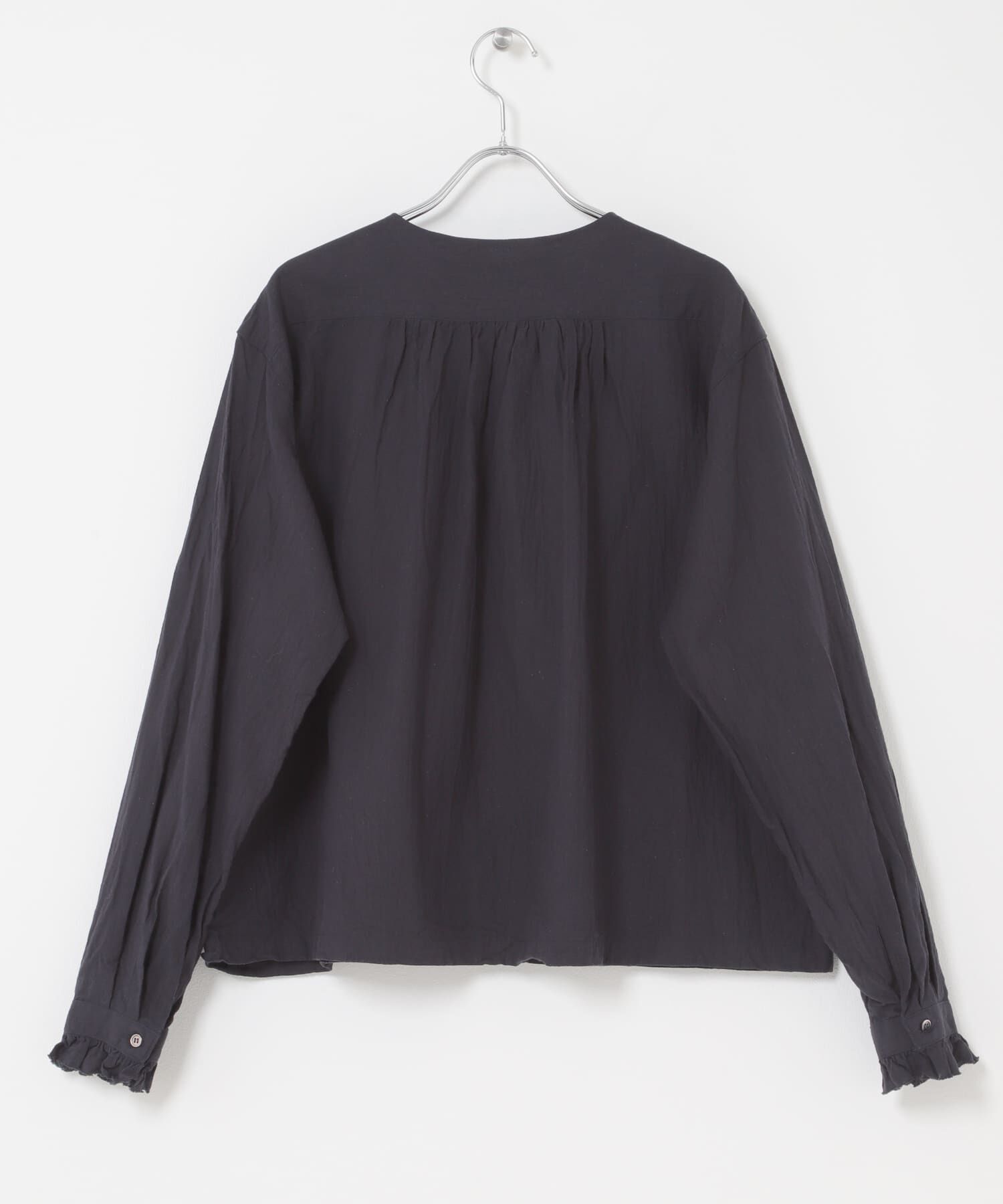 かぐれ「コットンリネンフリルブラウス」|シャツ・ブラウス|