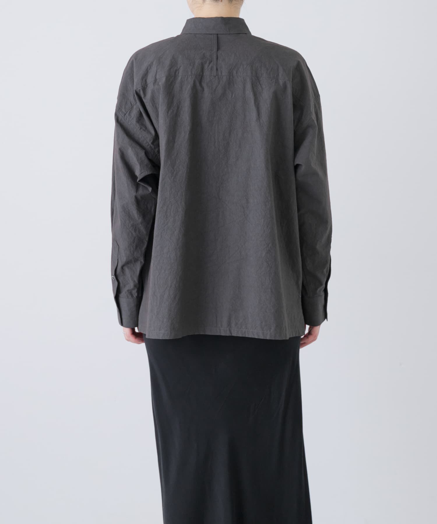 かぐれ「『ユニセックス』コットンレギュラーカラーボックスシャツ」|シャツ・ブラウス|