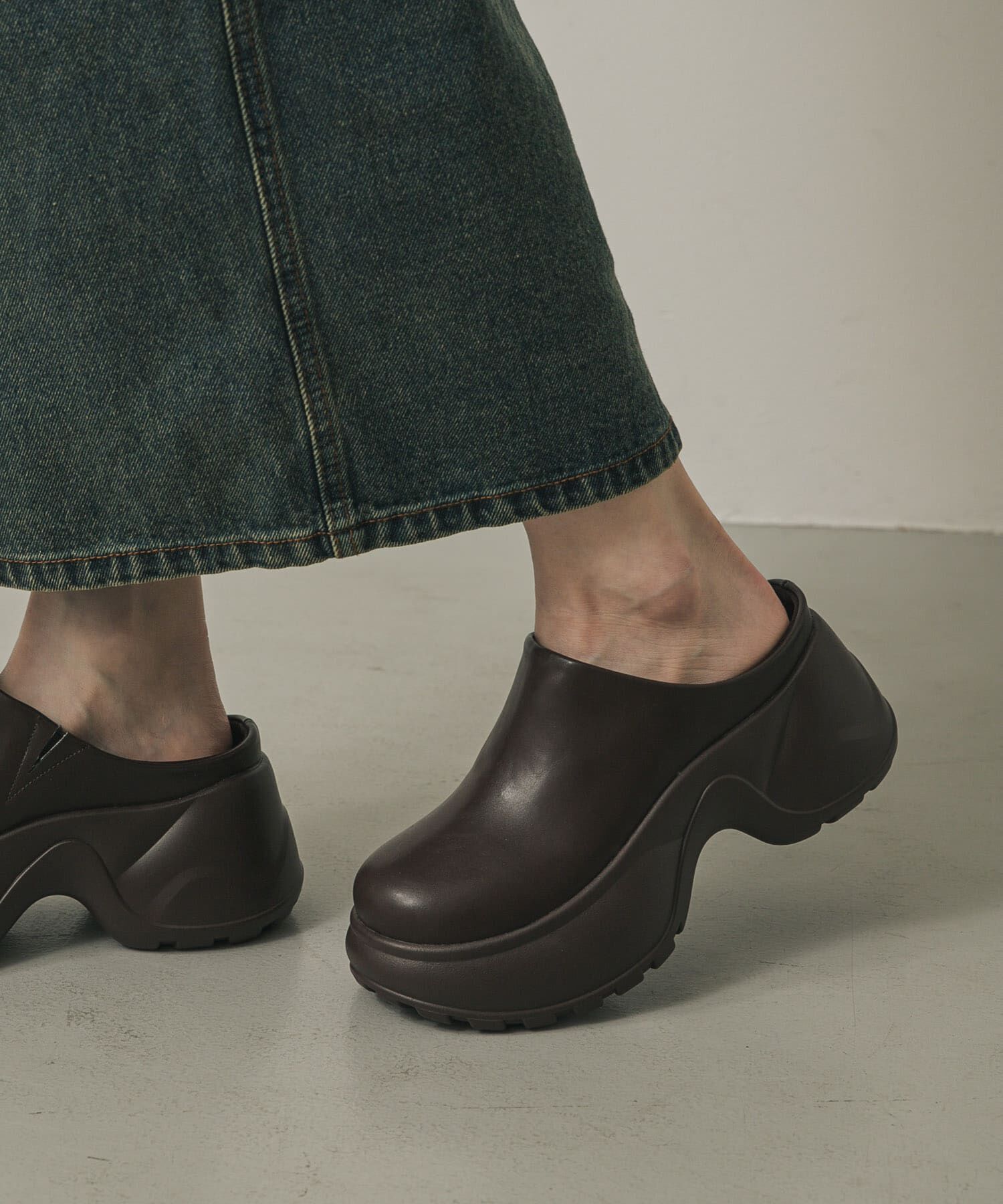 SENSE OF PLACE by URBAN RESEARCH「ボリュームソールサボサンダル」|サンダル|