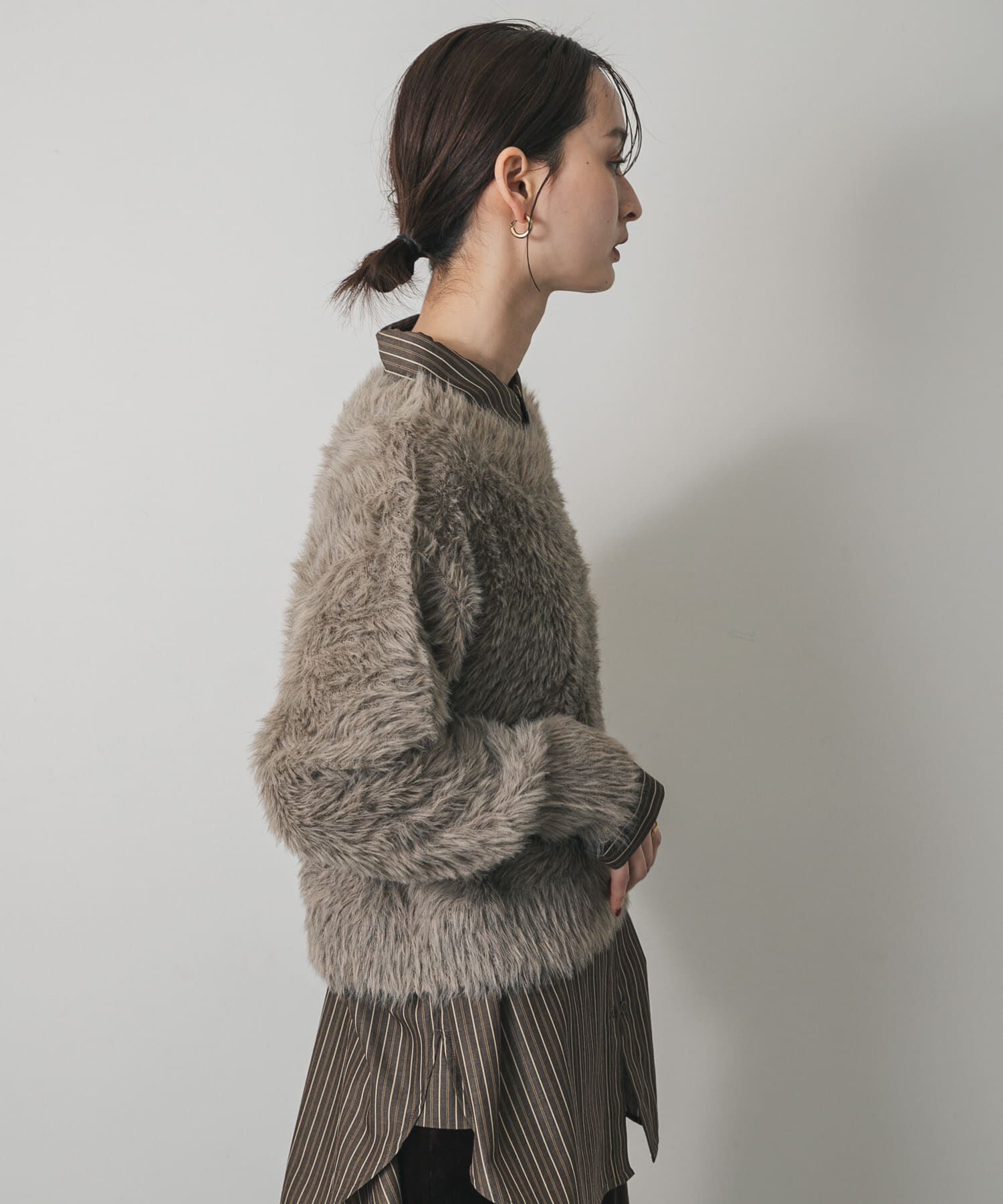 SENSE OF PLACE by URBAN RESEARCH「ミックスシャギーセーター」|ニット・セーター|