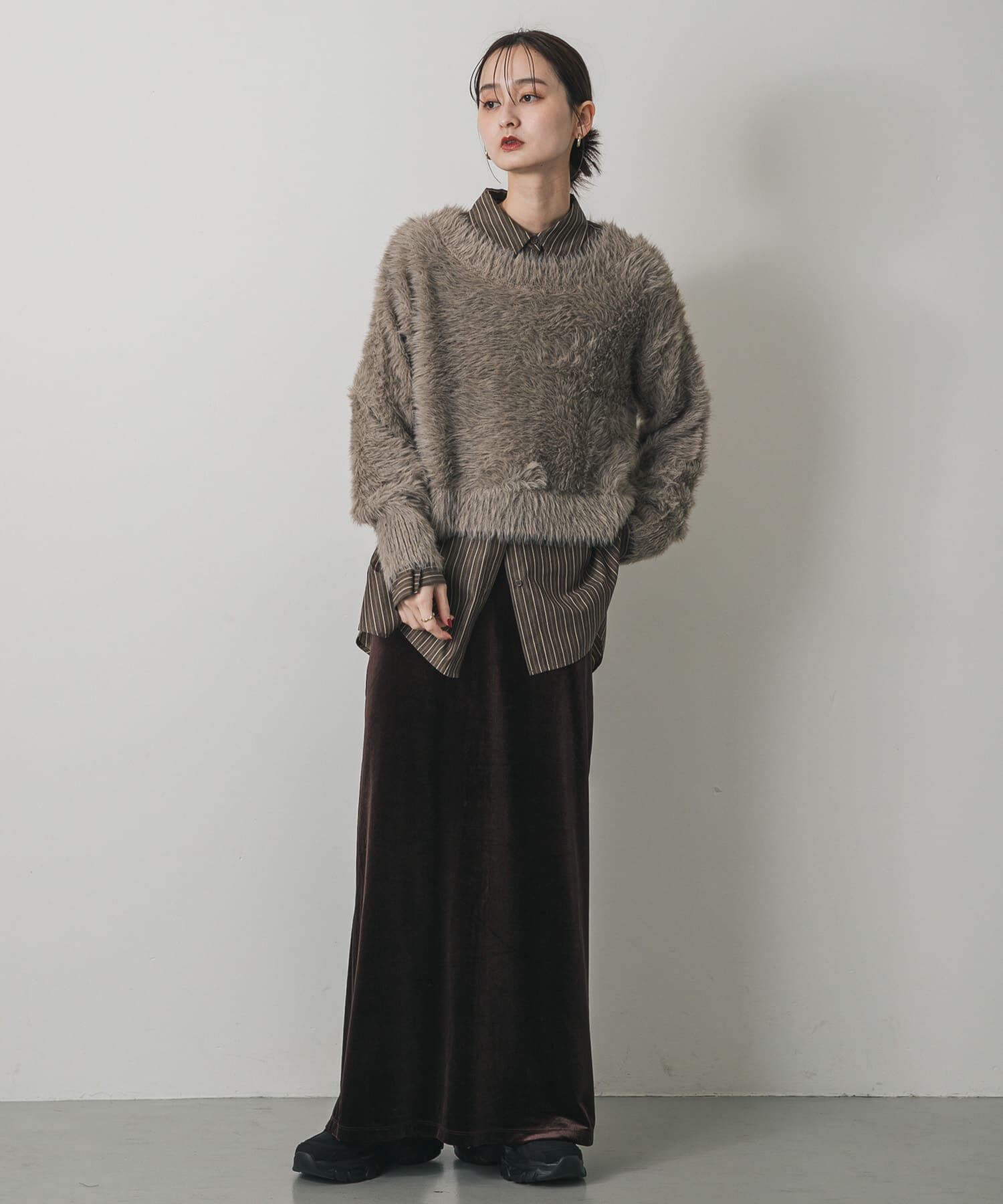 SENSE OF PLACE by URBAN RESEARCH「ミックスシャギーセーター」|ニット・セーター|