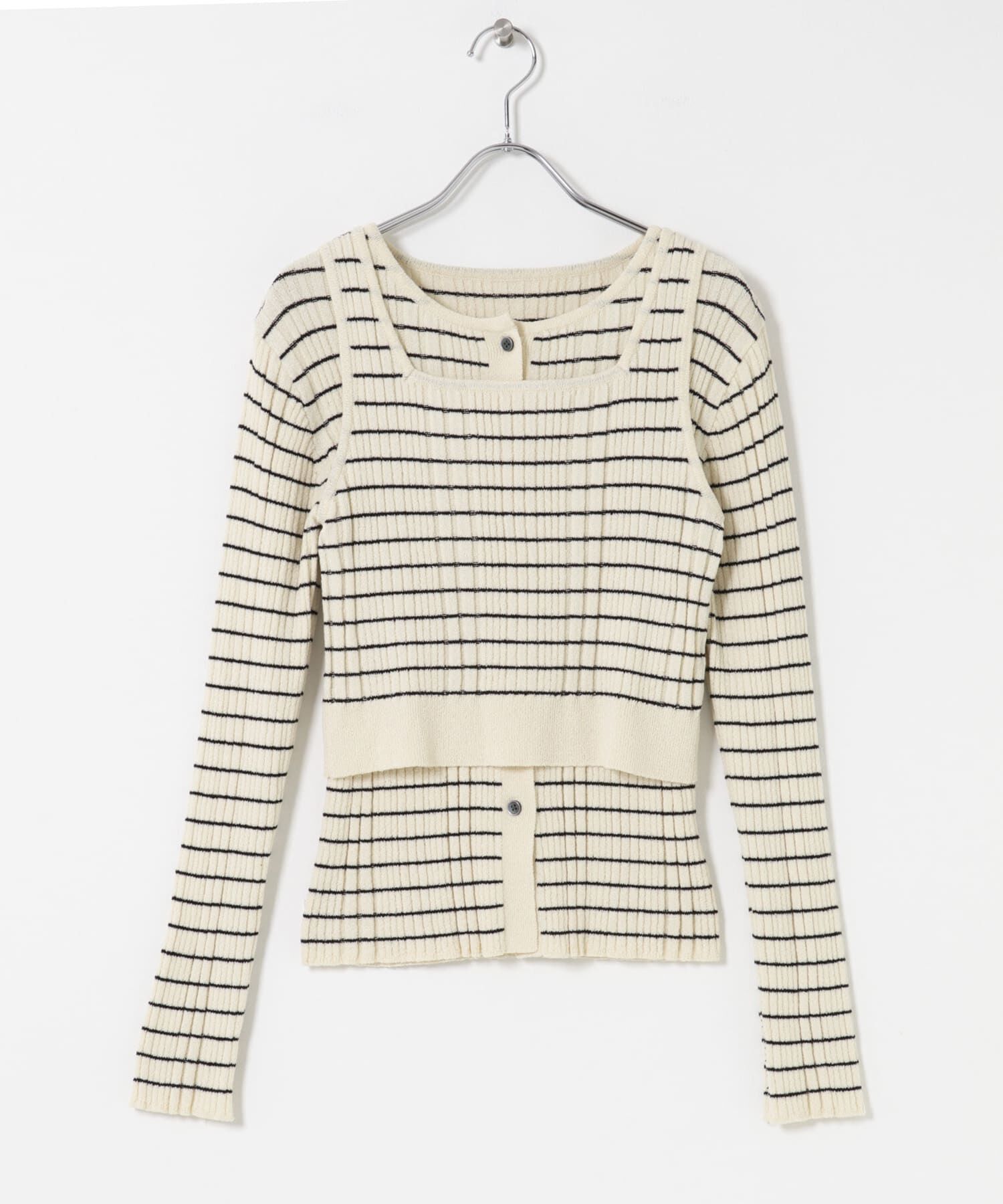 SENSE OF PLACE by URBAN RESEARCH「『洗濯可』2WAYニットアンサンブル」|ニット・セーター|