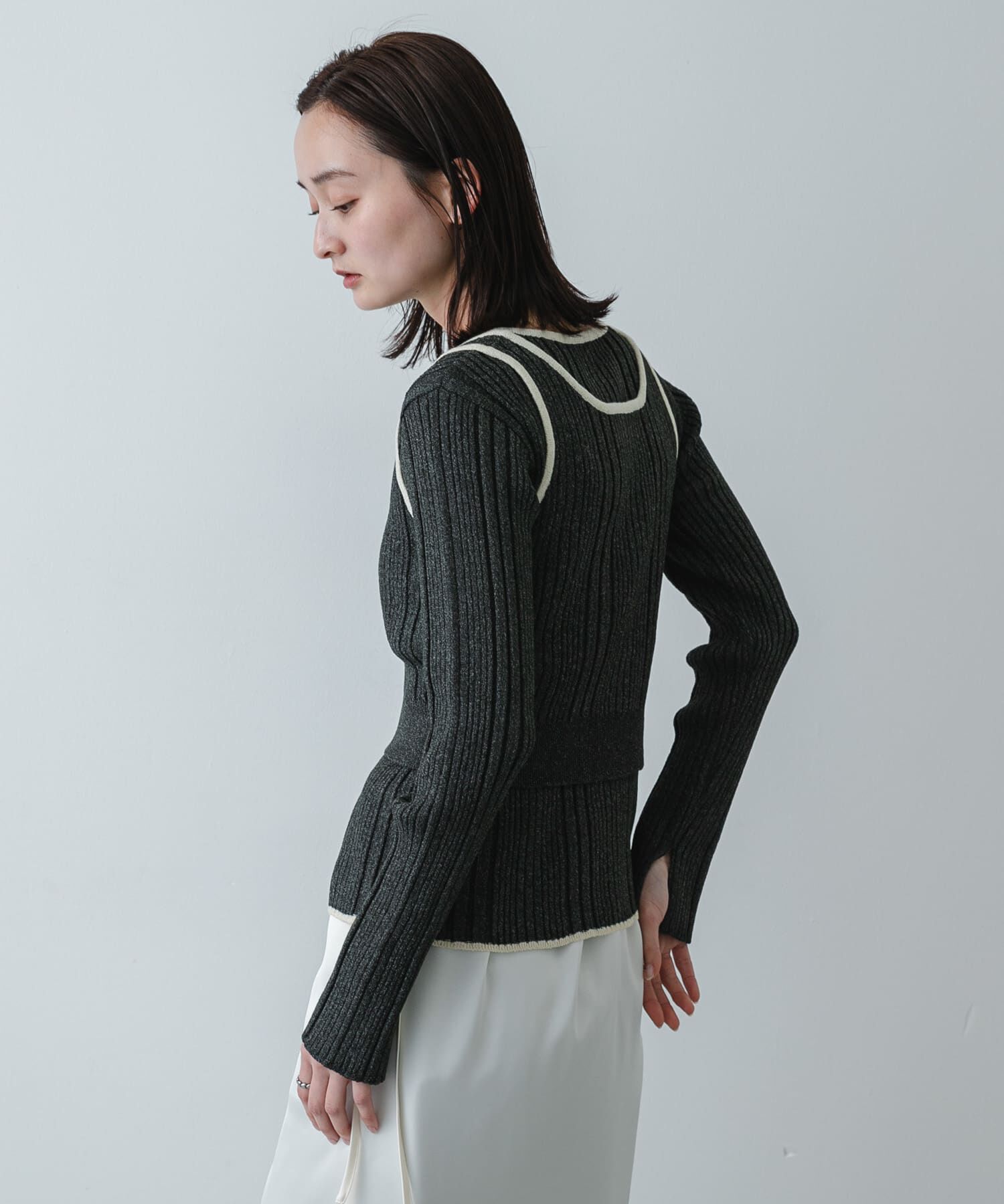 SENSE OF PLACE by URBAN RESEARCH「『洗濯可』2WAYニットアンサンブル」|ニット・セーター|