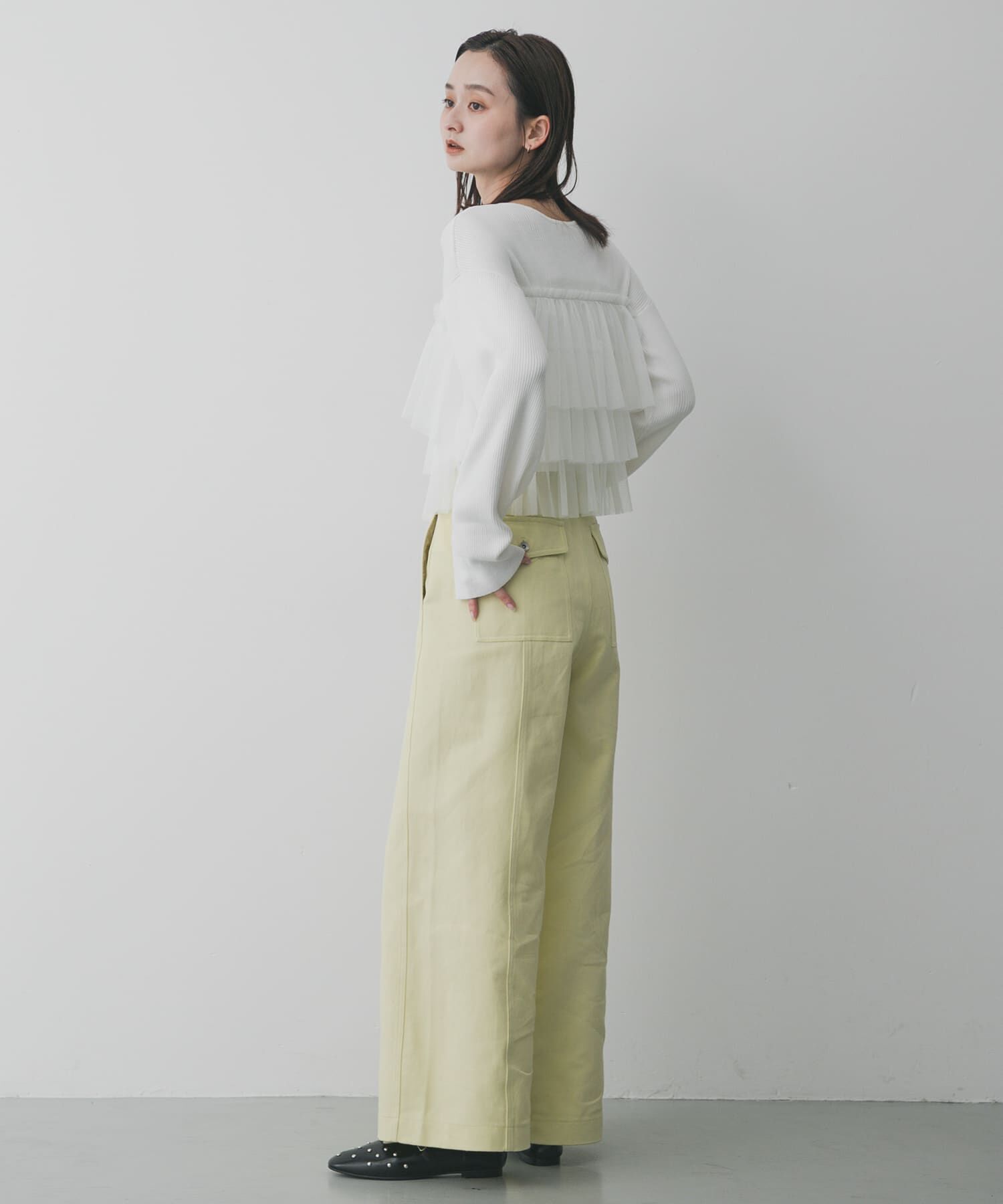 SENSE OF PLACE by URBAN RESEARCH「スタッズフラットシューズ」|パンプス|