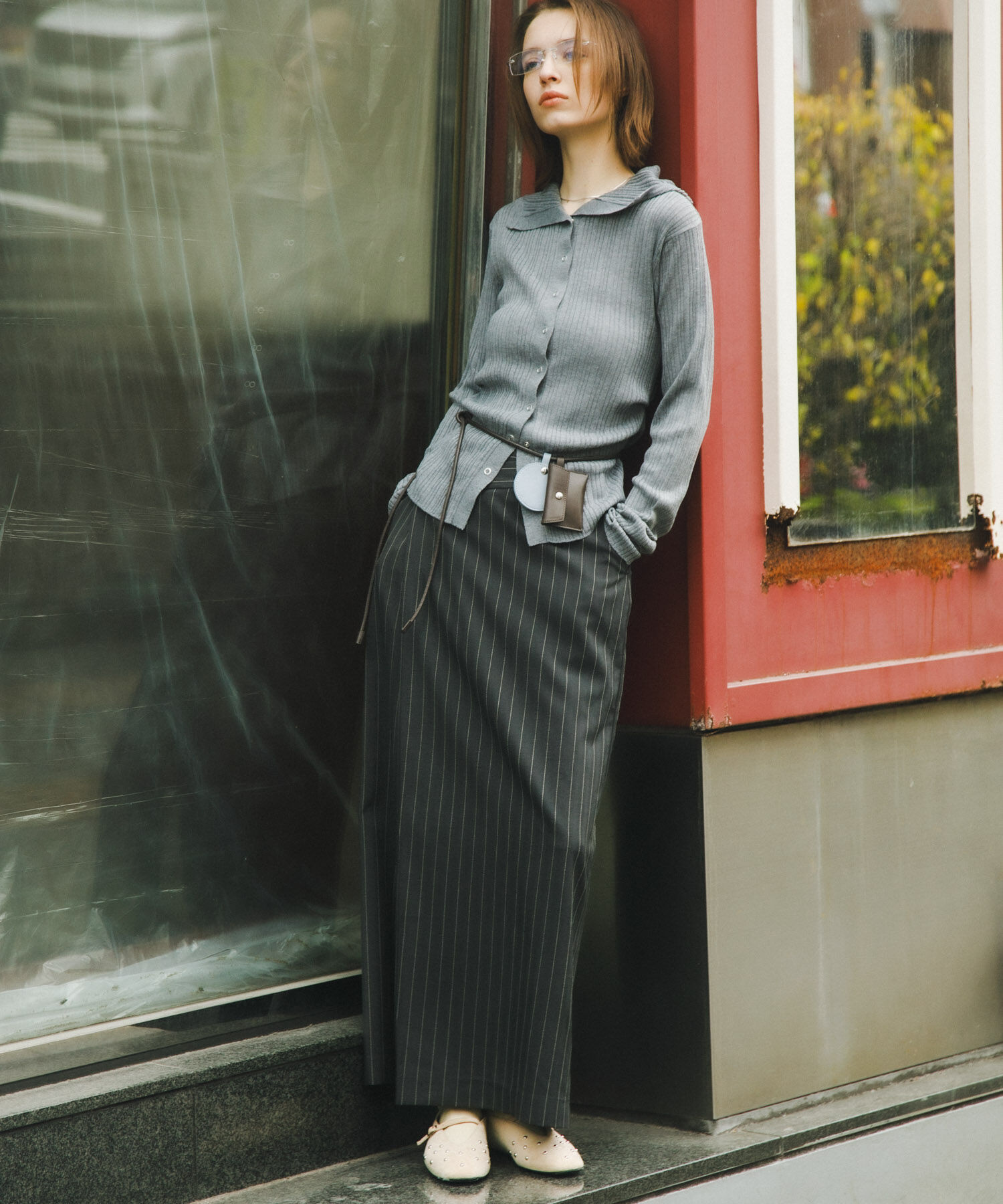 SENSE OF PLACE by URBAN RESEARCH「スタッズフラットシューズ」|パンプス|