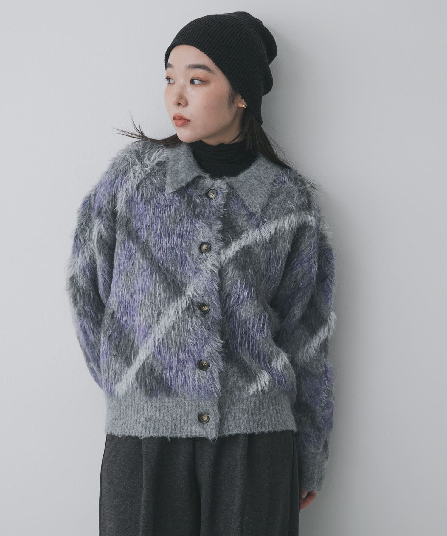 SENSE OF PLACE by URBAN RESEARCH「『洗濯可』エリツキチェックカーディガン」|カーディガン|