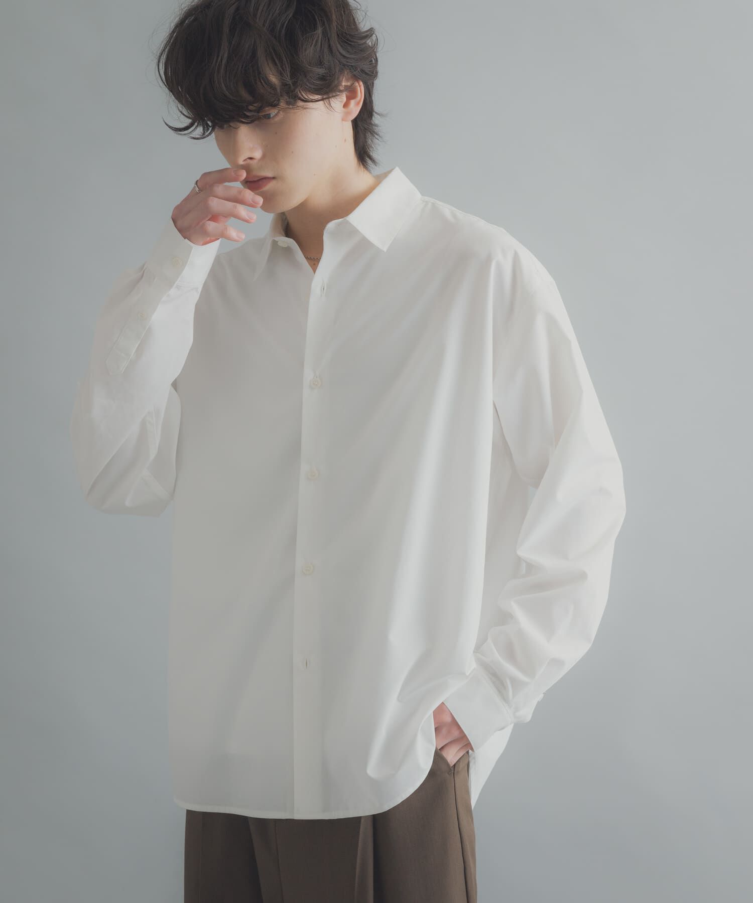 SENSE OF PLACE by URBAN RESEARCH「『ﾕﾆｾｯｸｽ』『ｲｰｼﾞｰｹｱ/速乾/接触冷感』ｺﾝﾌｫｰﾄﾚｷﾞ  」|シャツ・ブラウス|