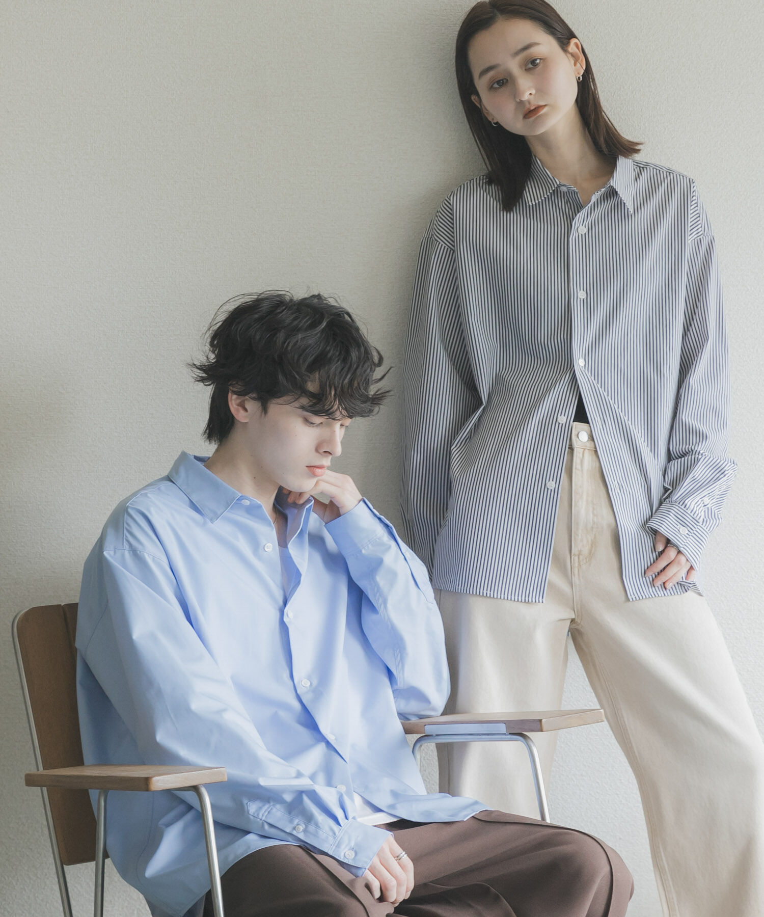 SENSE OF PLACE by URBAN RESEARCH「『ﾕﾆｾｯｸｽ』『ｲｰｼﾞｰｹｱ/速乾/接触冷感』ｺﾝﾌｫｰﾄﾚｷﾞ  」|シャツ・ブラウス|