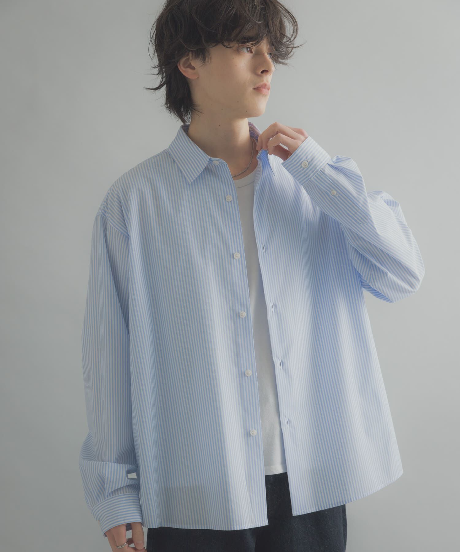 SENSE OF PLACE by URBAN RESEARCH「『ﾕﾆｾｯｸｽ』『ｲｰｼﾞｰｹｱ/速乾/接触冷感』ｺﾝﾌｫｰﾄﾚｷﾞ  」|シャツ・ブラウス|