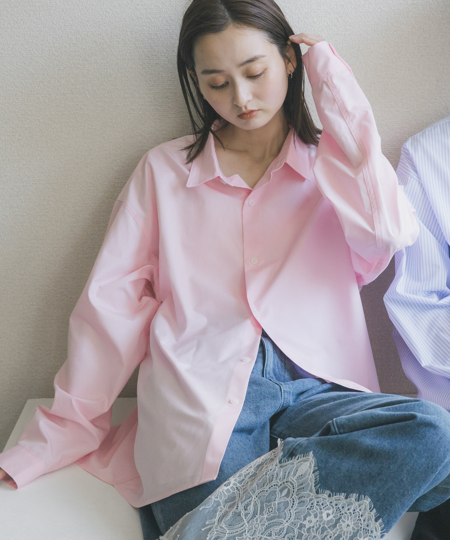 SENSE OF PLACE by URBAN RESEARCH「『ﾕﾆｾｯｸｽ』『ｲｰｼﾞｰｹｱ/速乾/接触冷感』ｺﾝﾌｫｰﾄﾚｷﾞ  」|シャツ・ブラウス|