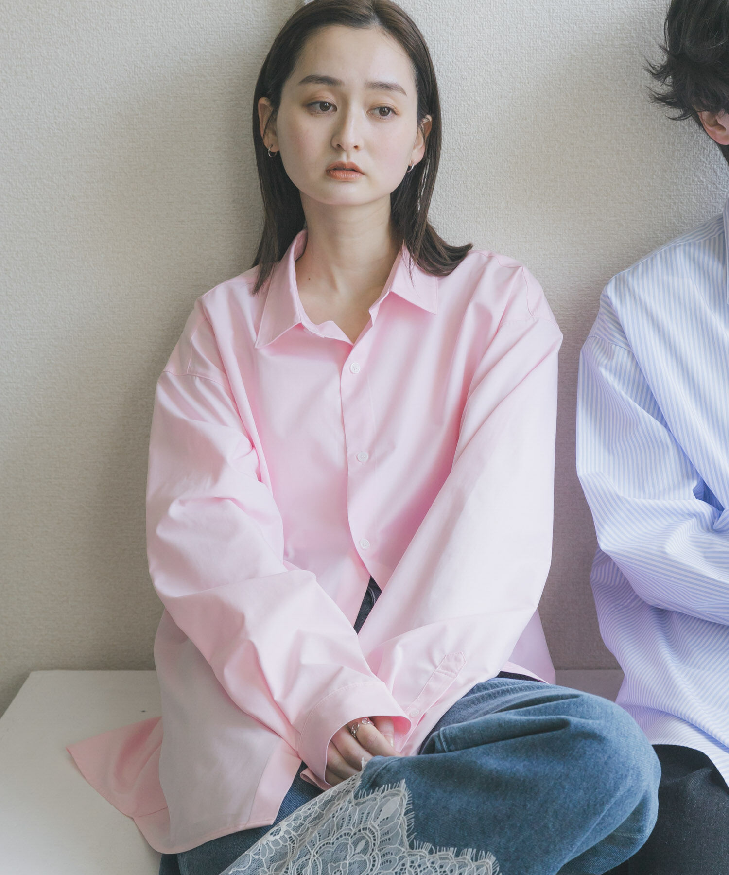 SENSE OF PLACE by URBAN RESEARCH「『ﾕﾆｾｯｸｽ』『ｲｰｼﾞｰｹｱ/速乾/接触冷感』ｺﾝﾌｫｰﾄﾚｷﾞ  」|シャツ・ブラウス|