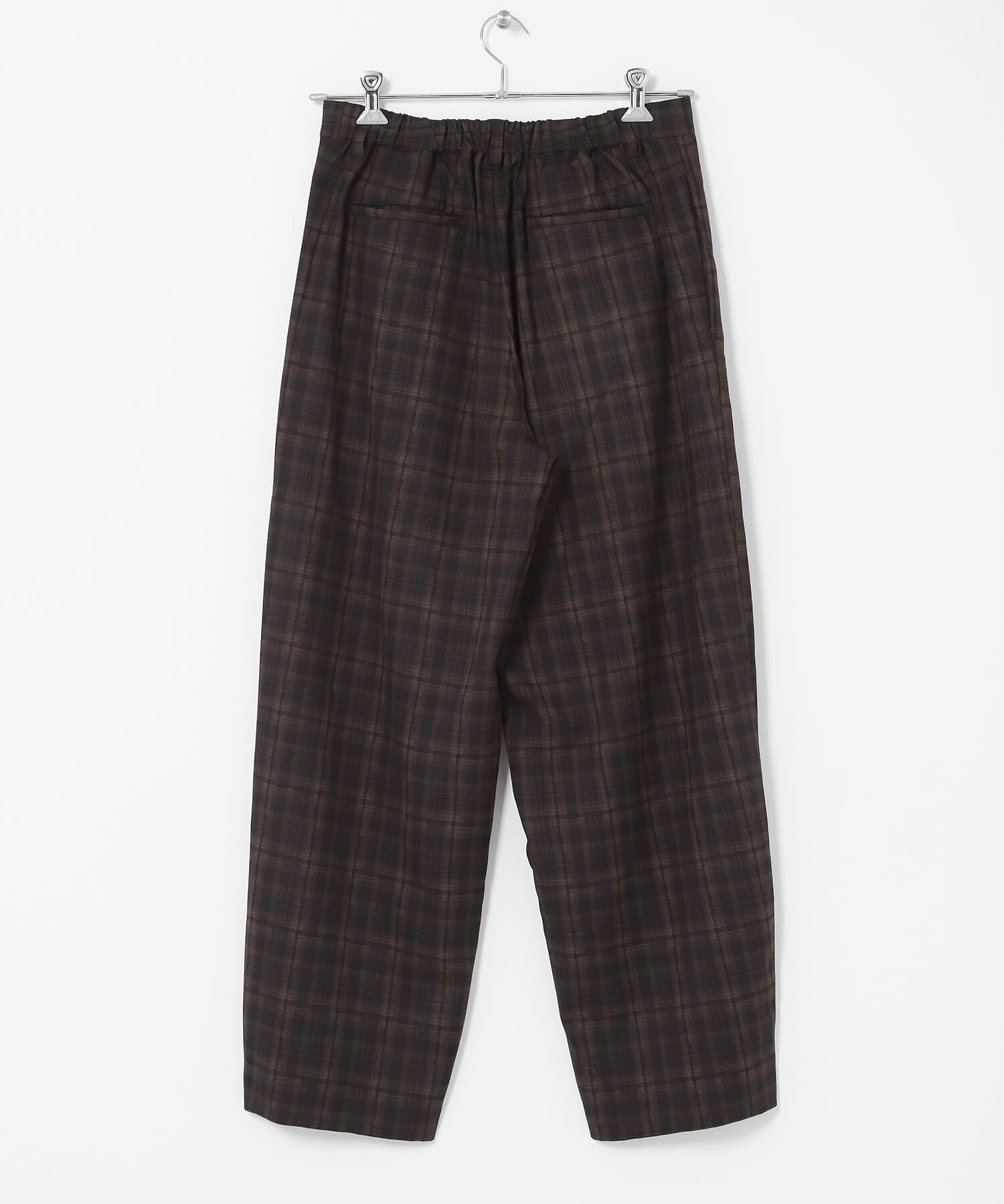 SENSE OF PLACE by URBAN RESEARCH「チェックバレルレッグワイドパンツ」|その他|
