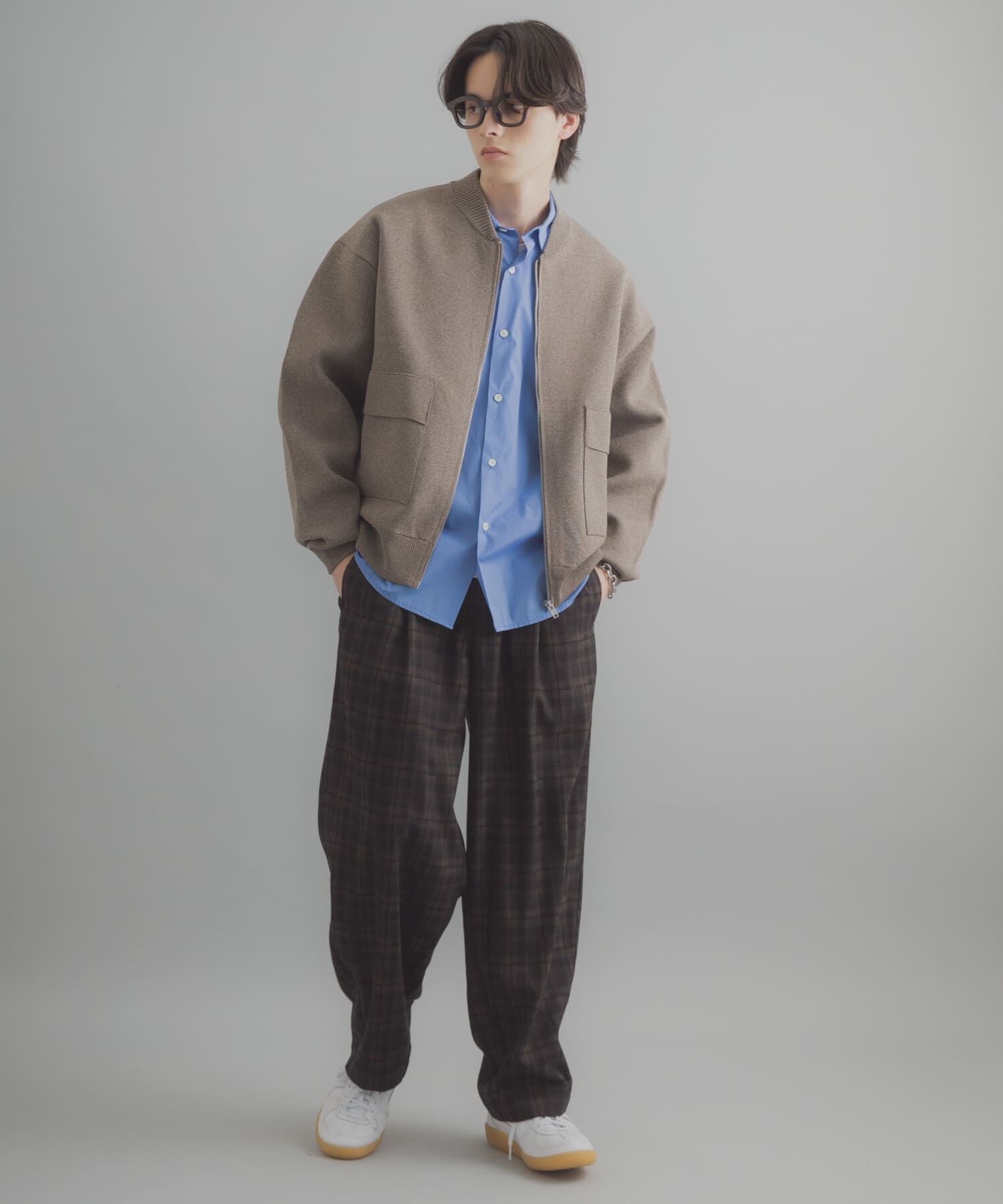 SENSE OF PLACE by URBAN RESEARCH「チェックバレルレッグワイドパンツ」|その他|