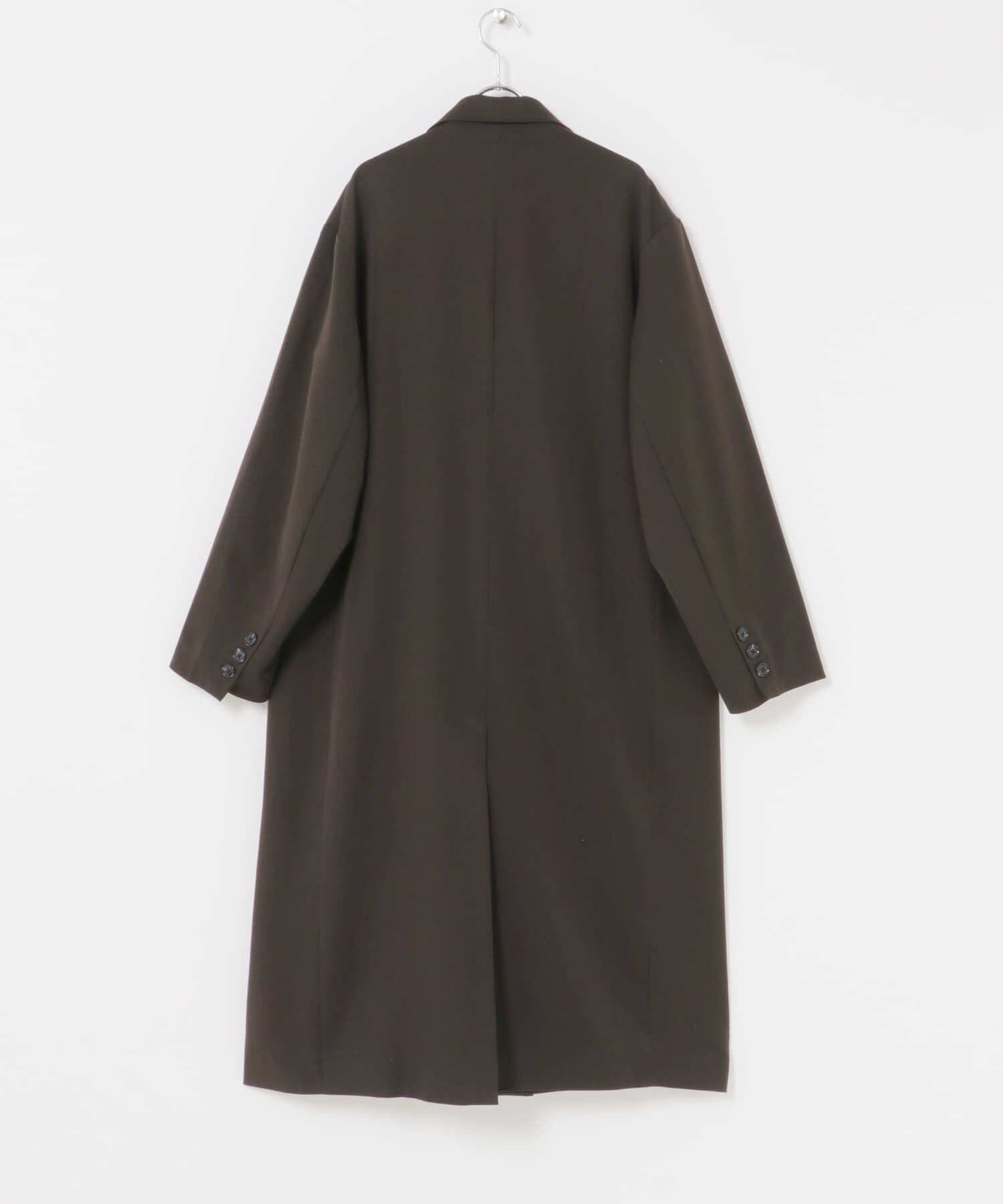 SENSE OF PLACE by URBAN RESEARCH「ダブルブレストロングコート」|ノーカラーコート|