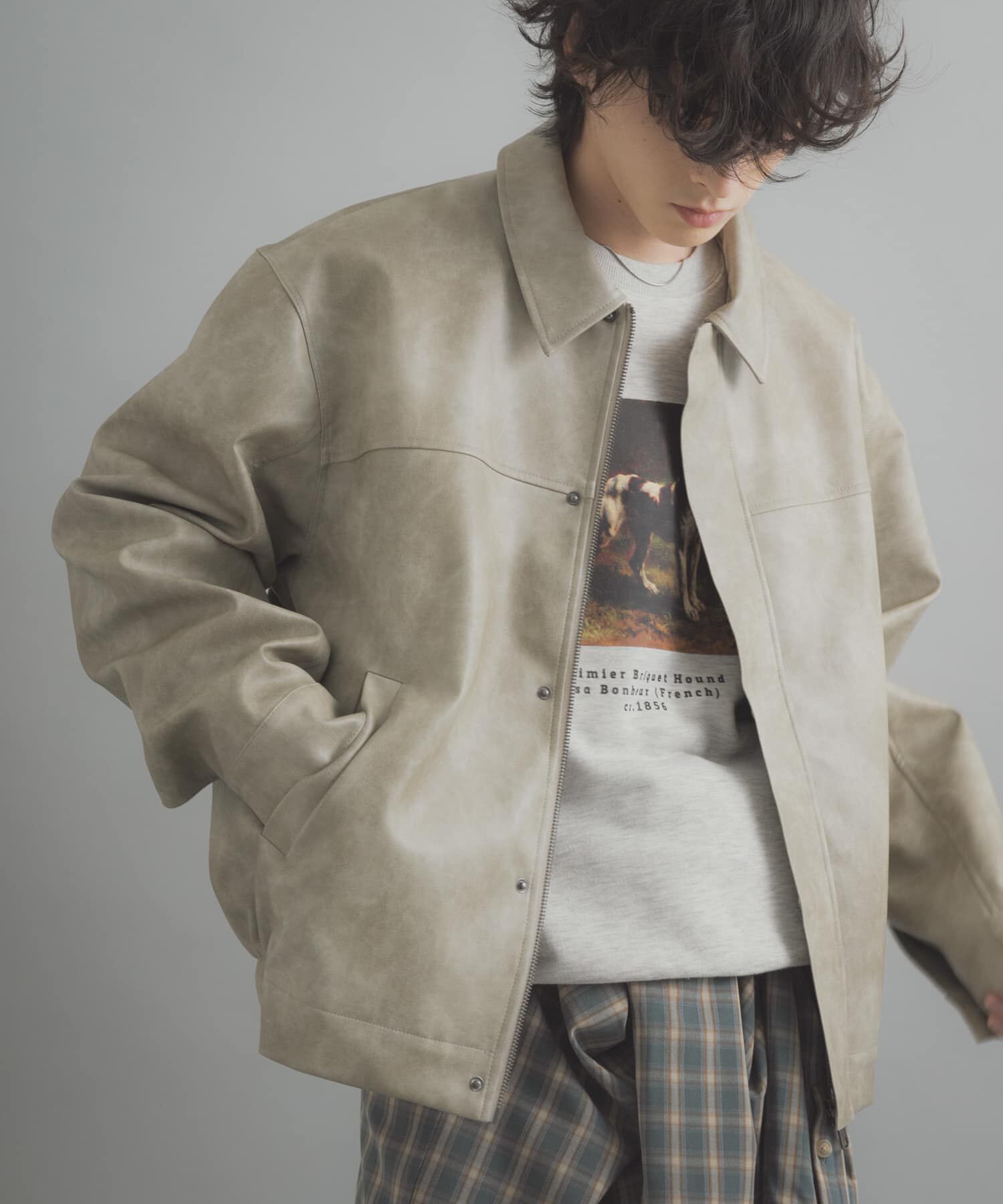 SENSE OF PLACE by URBAN RESEARCH「FLジップブルゾン」|ブルゾン・スタジャン|