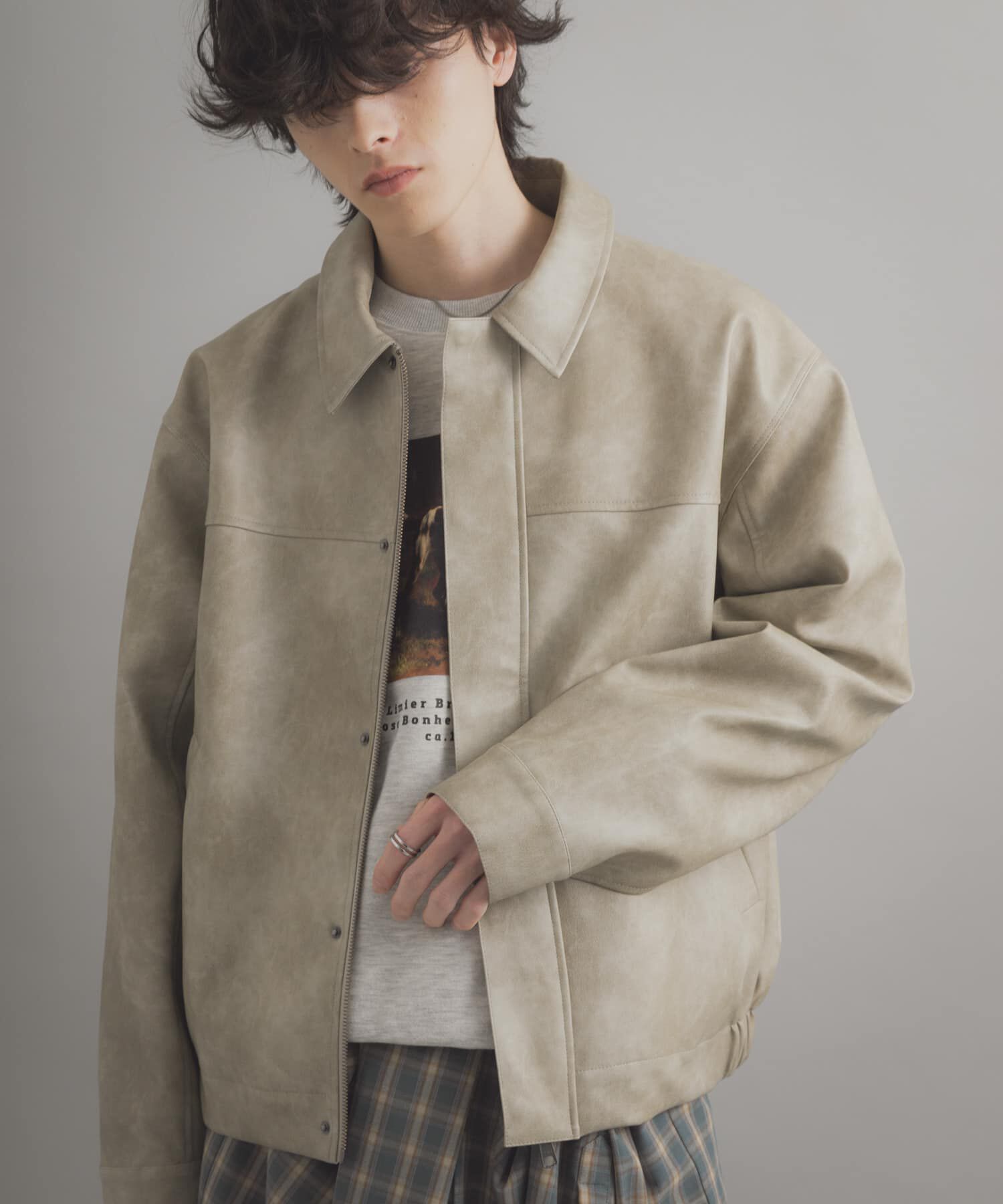 SENSE OF PLACE by URBAN RESEARCH「FLジップブルゾン」|ブルゾン・スタジャン|