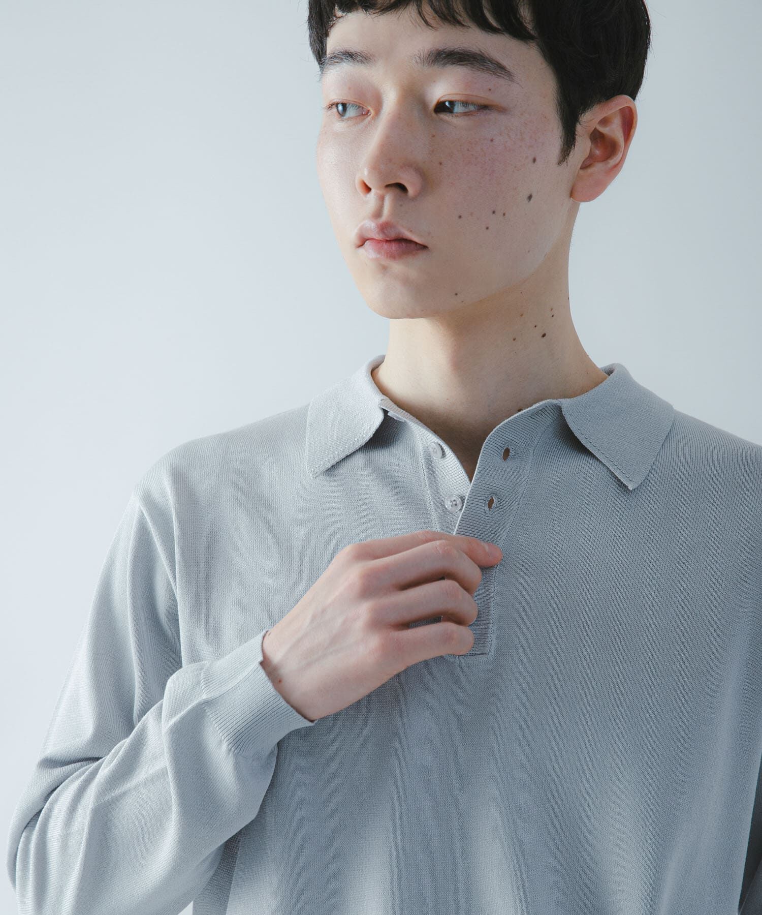 SENSE OF PLACE by URBAN RESEARCH「『洗濯可/防花粉』SKIN Proofニットポロシャツ」|ニット・セーター|