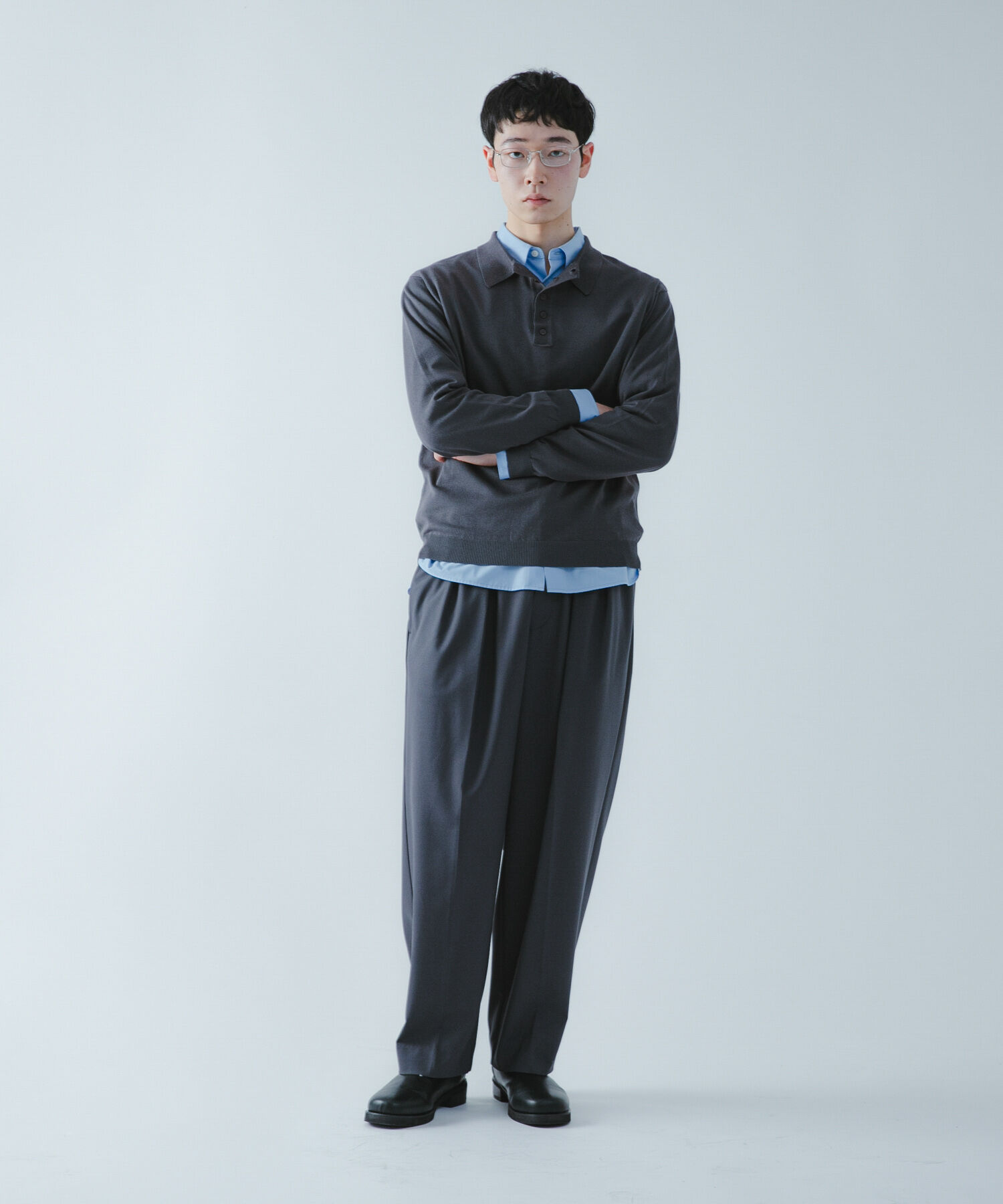 SENSE OF PLACE by URBAN RESEARCH「『洗濯可/防花粉』SKIN Proofニットポロシャツ」|ニット・セーター|