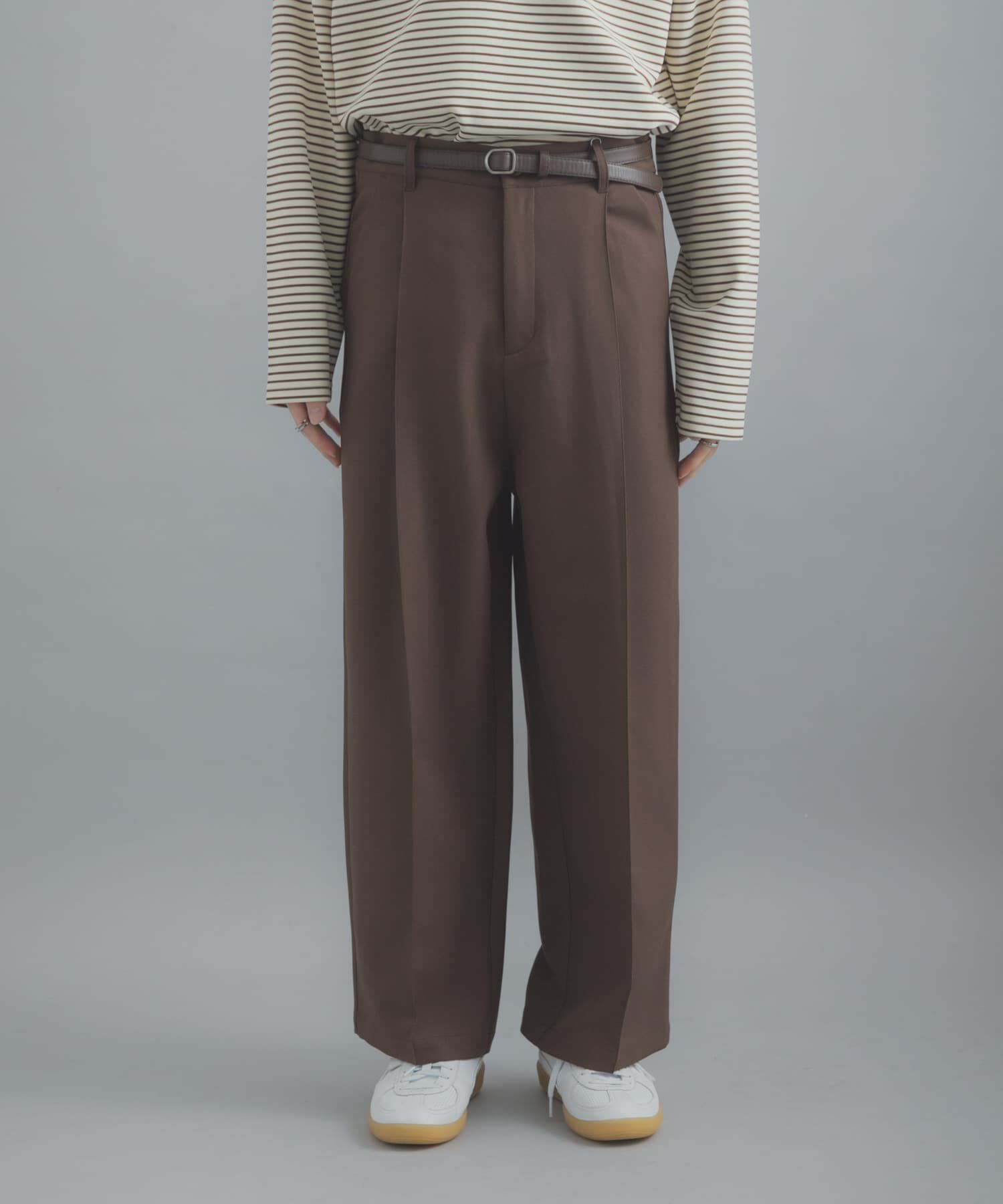 SENSE OF PLACE by URBAN RESEARCH「『撥水/防花粉』SKIN Proofタックワイドパンツ」|その他|