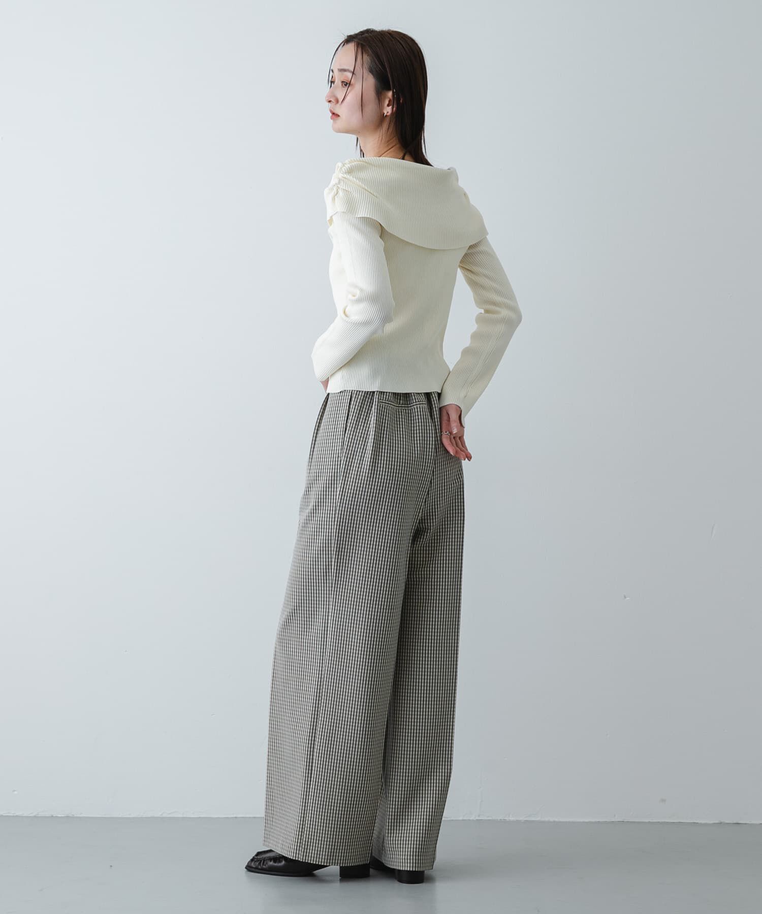 SENSE OF PLACE by URBAN RESEARCH「『洗濯可/防花粉』SKINProofオフショルセーター」|ニット・セーター|