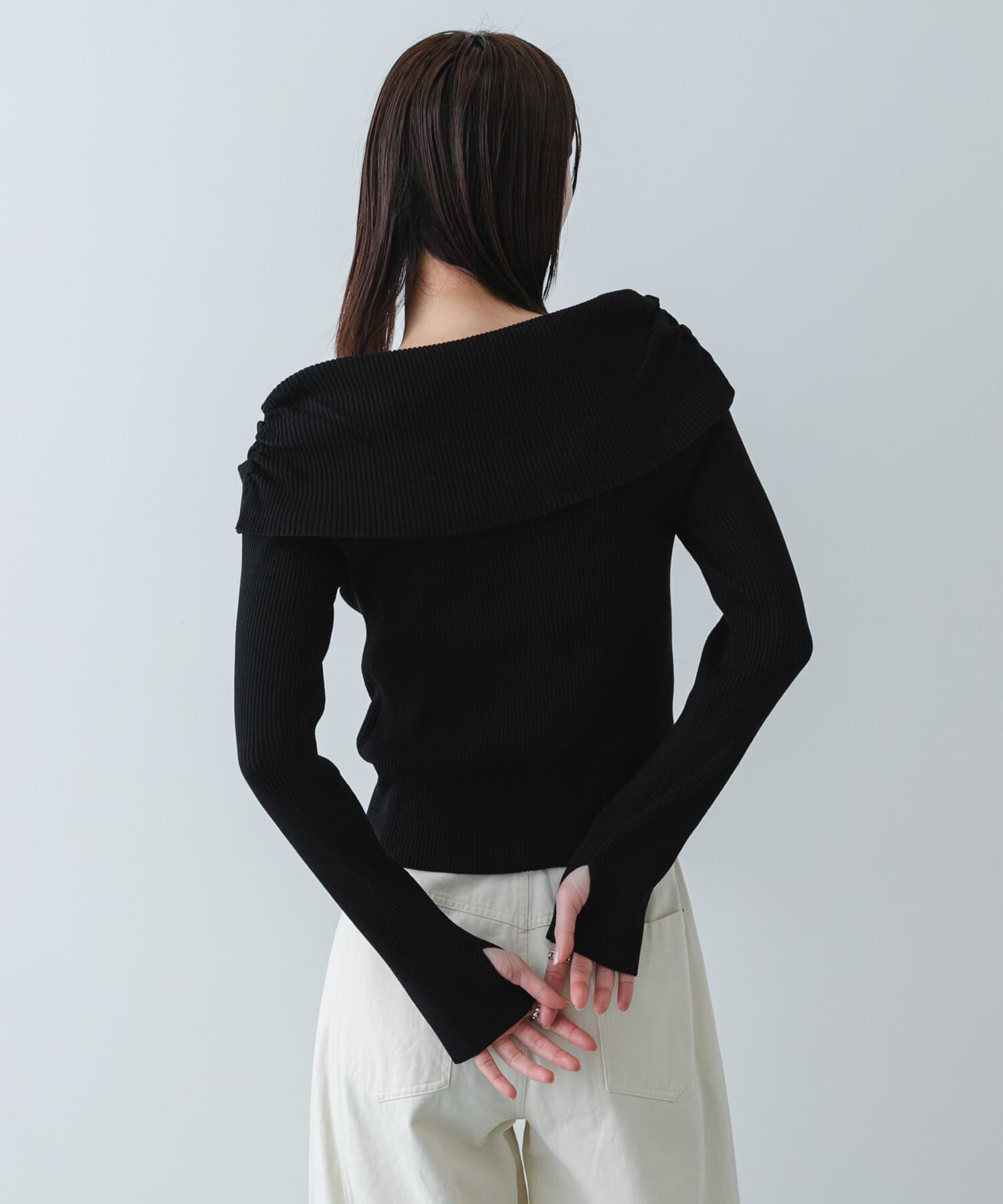 SENSE OF PLACE by URBAN RESEARCH「『洗濯可/防花粉』SKINProofオフショルセーター」|ニット・セーター|