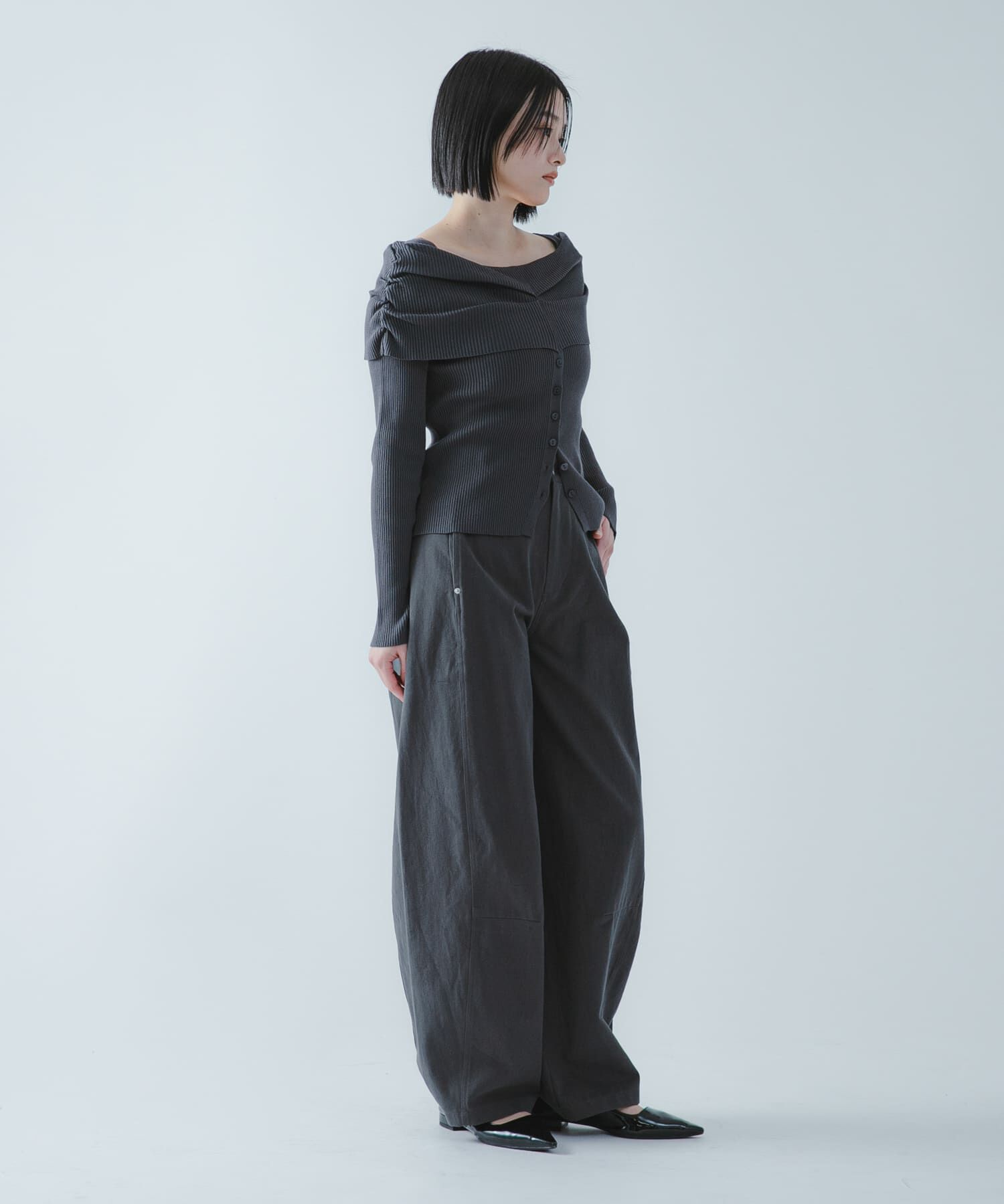 SENSE OF PLACE by URBAN RESEARCH「『洗濯可/防花粉』SKINProofオフショルセーター」|ニット・セーター|