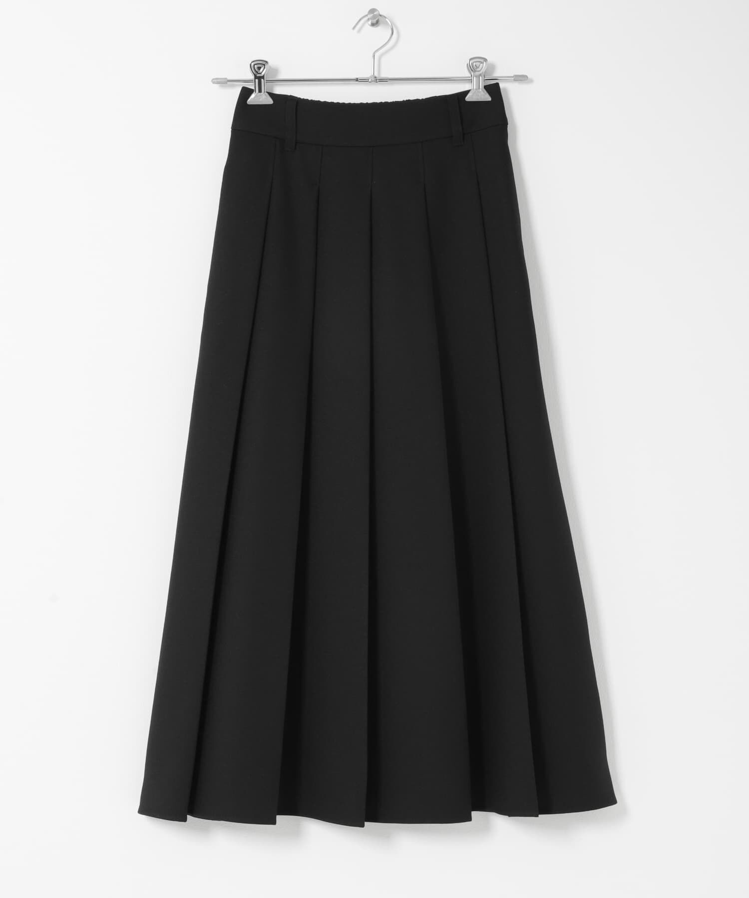 SENSE OF PLACE by URBAN RESEARCH「『撥水/防花粉』SKINProofフロントプリーツスカート」|スカート|ブラック