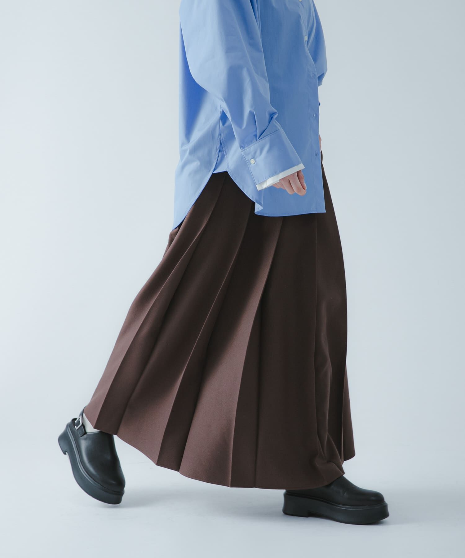 SENSE OF PLACE by URBAN RESEARCH「『撥水/防花粉』SKINProofフロントプリーツスカート」|スカート|