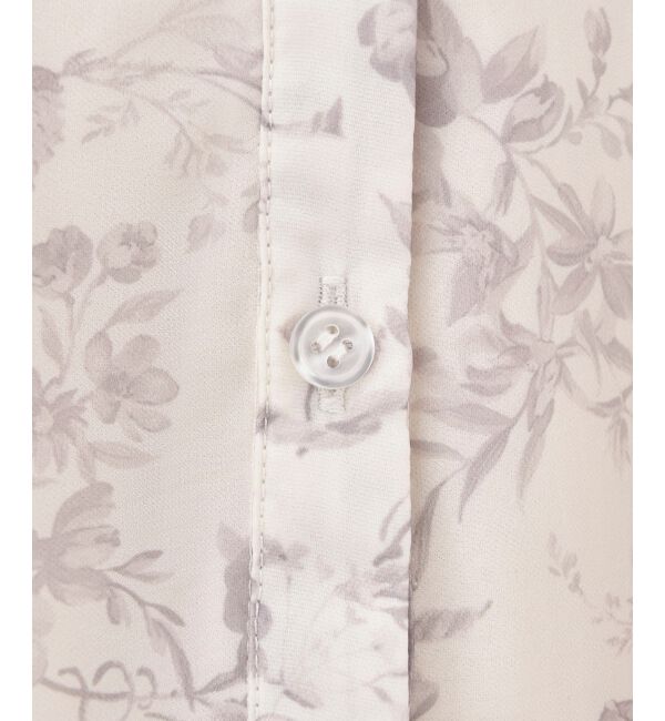  「襟付きエアリーフリルブラウス」|シャツ・ブラウス|