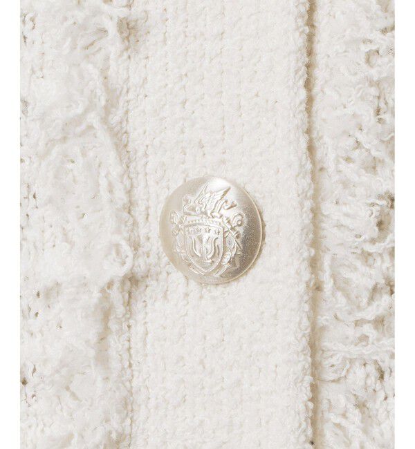 allureville「ニットツィードジャケット」|ニット・セーター|