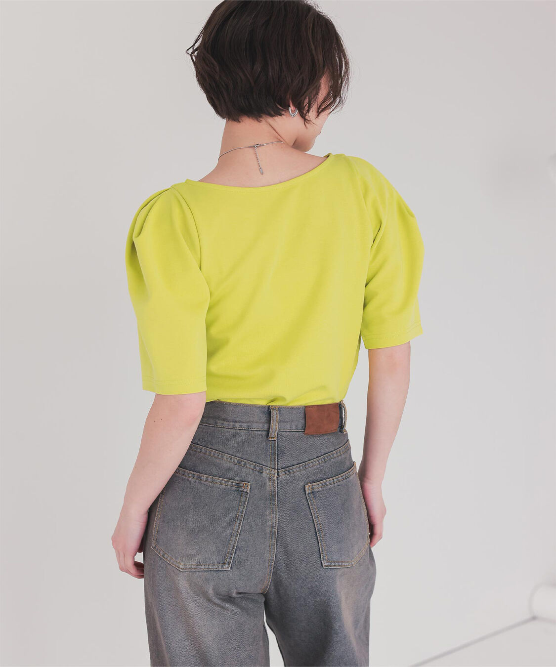 titivate「フォルムスリーブ5分袖カットソー」|Tシャツ・カットソー|