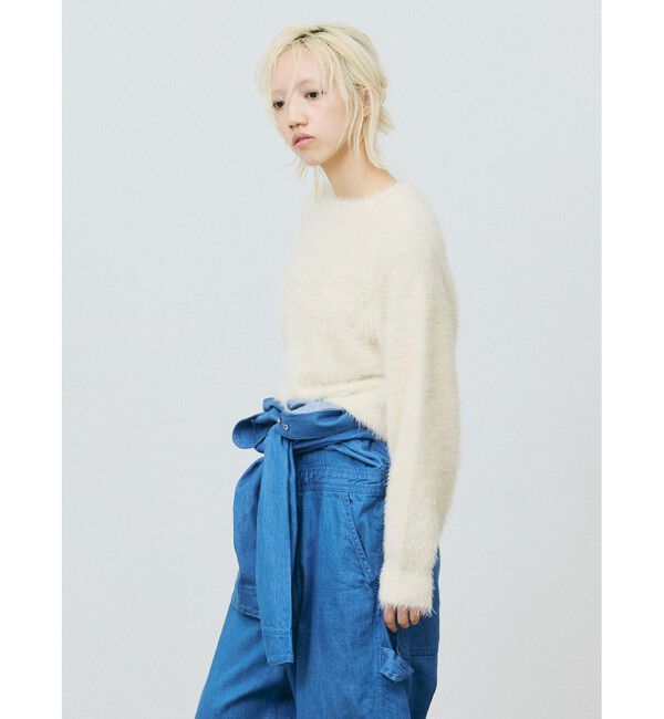 MARMARMAR「MARMARMAR シャギーニットプルオーバー」|ニット・セーター|